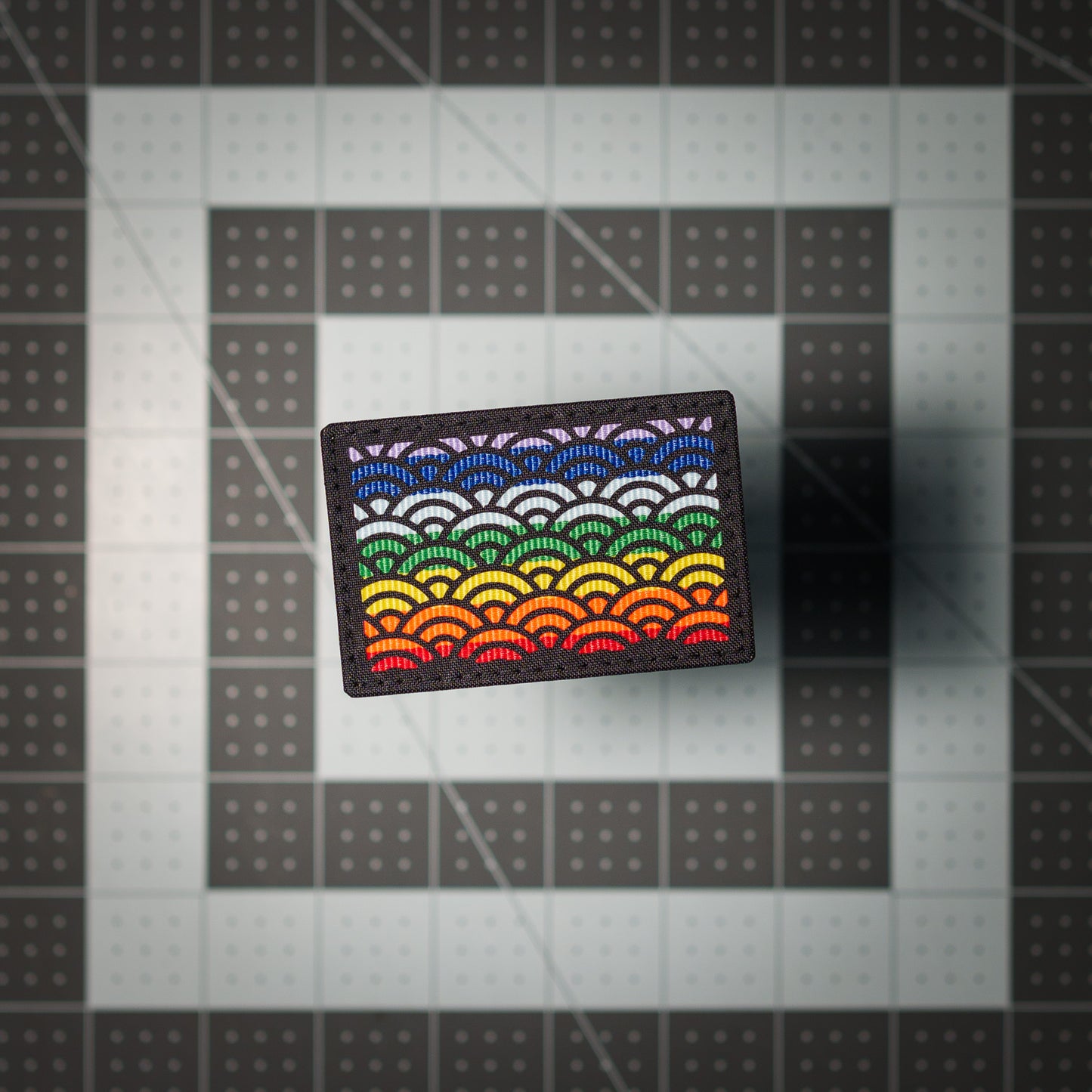 Seigaiha (Wave) Pattern Patch