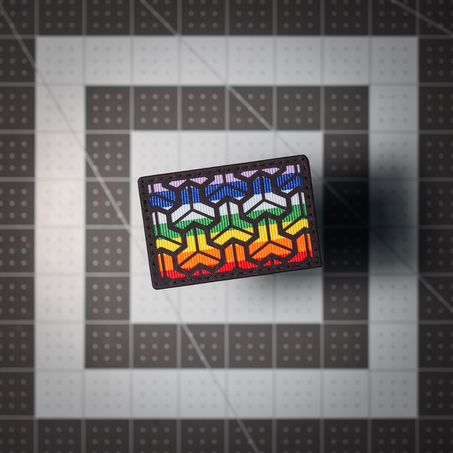 Rainbow Pattern Patches - 2"x3"