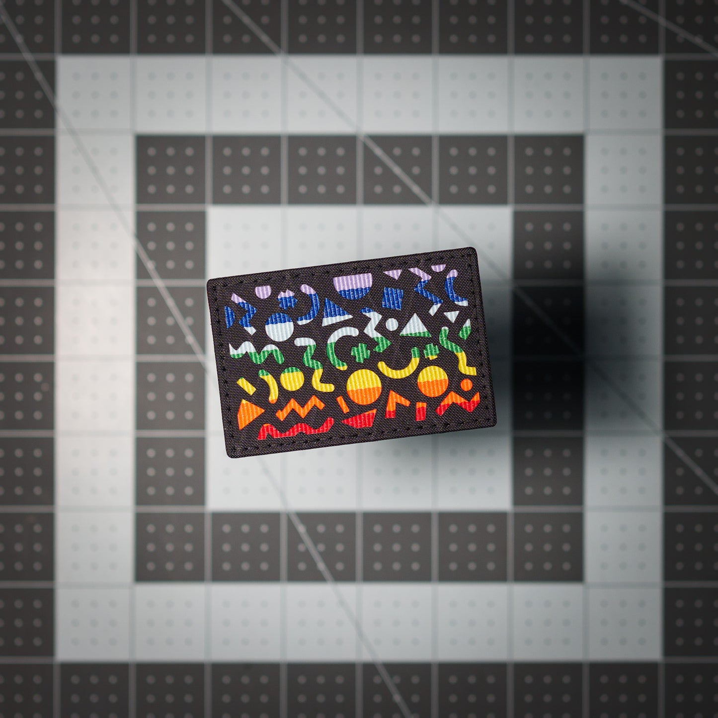 Rainbow Pattern Patches - 2"x3"