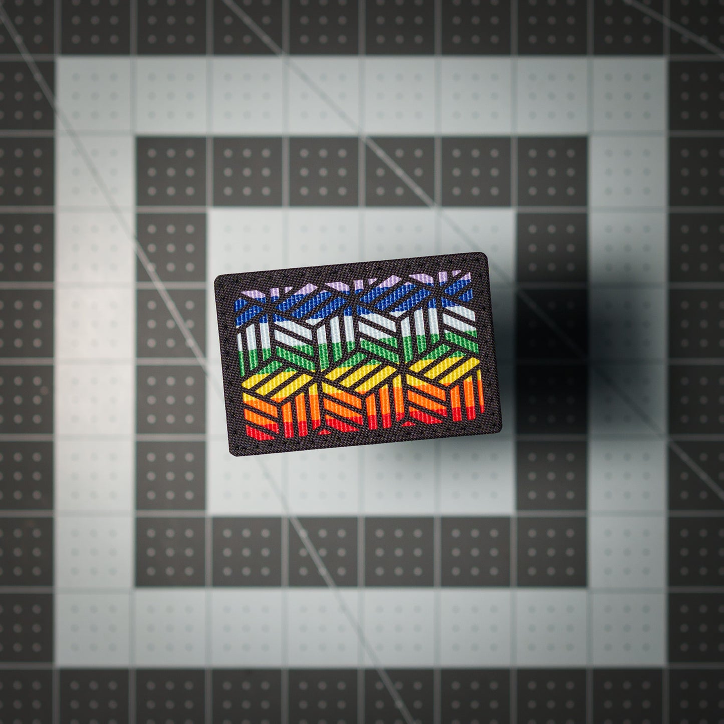 Rainbow Pattern Patches - 2"x3"