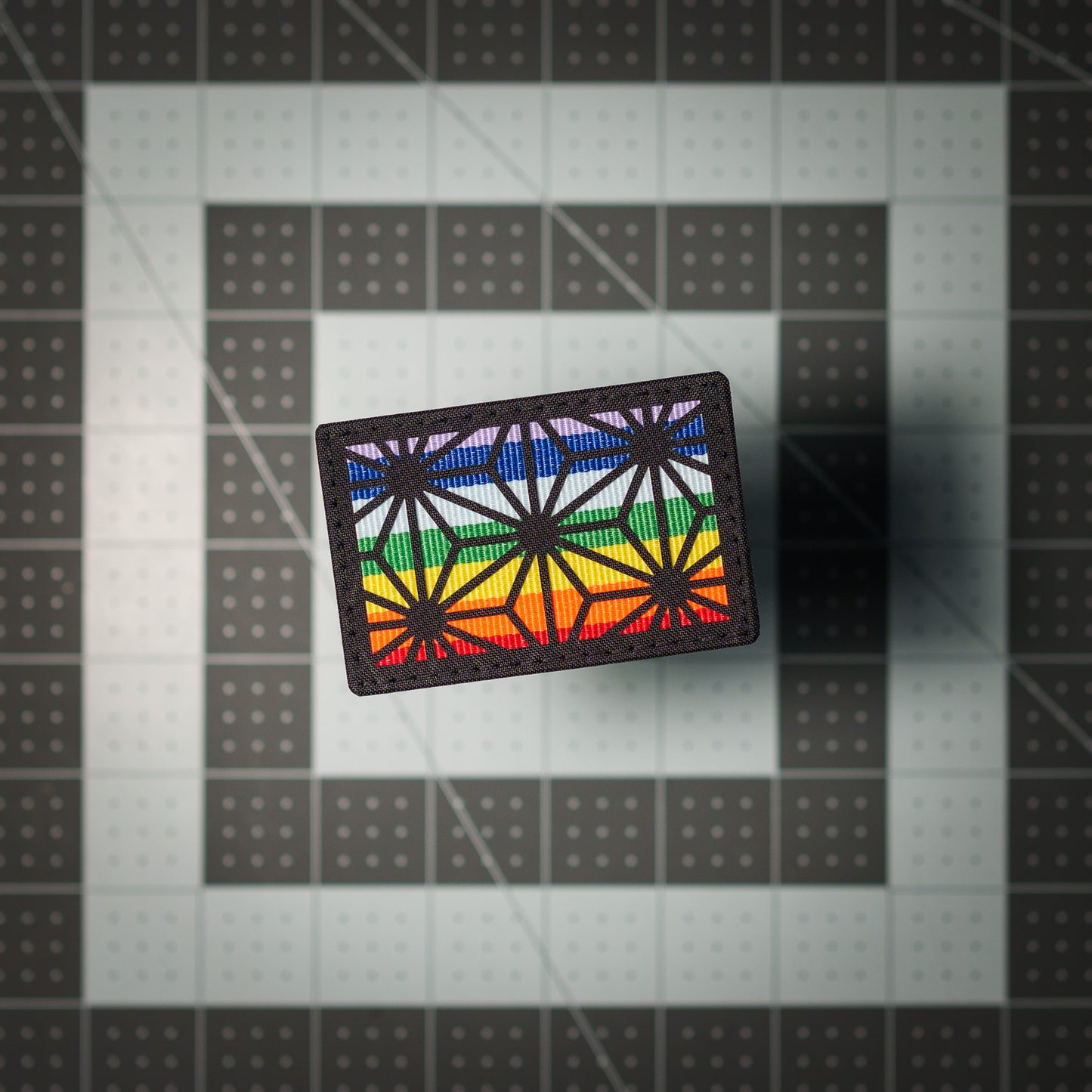 Rainbow Pattern Patches - 2"x3"