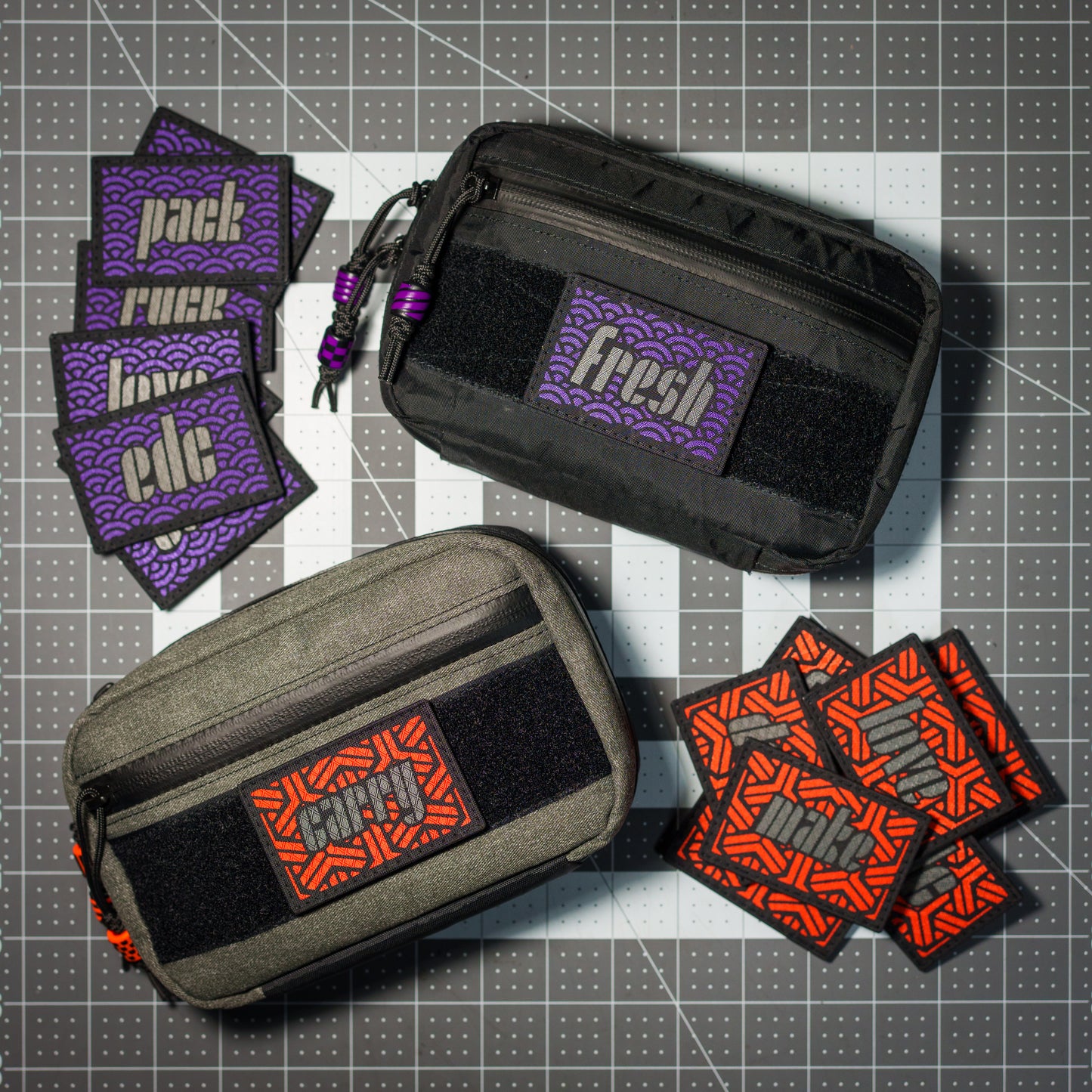 Seigaiha Expressions 2"x3" Patch