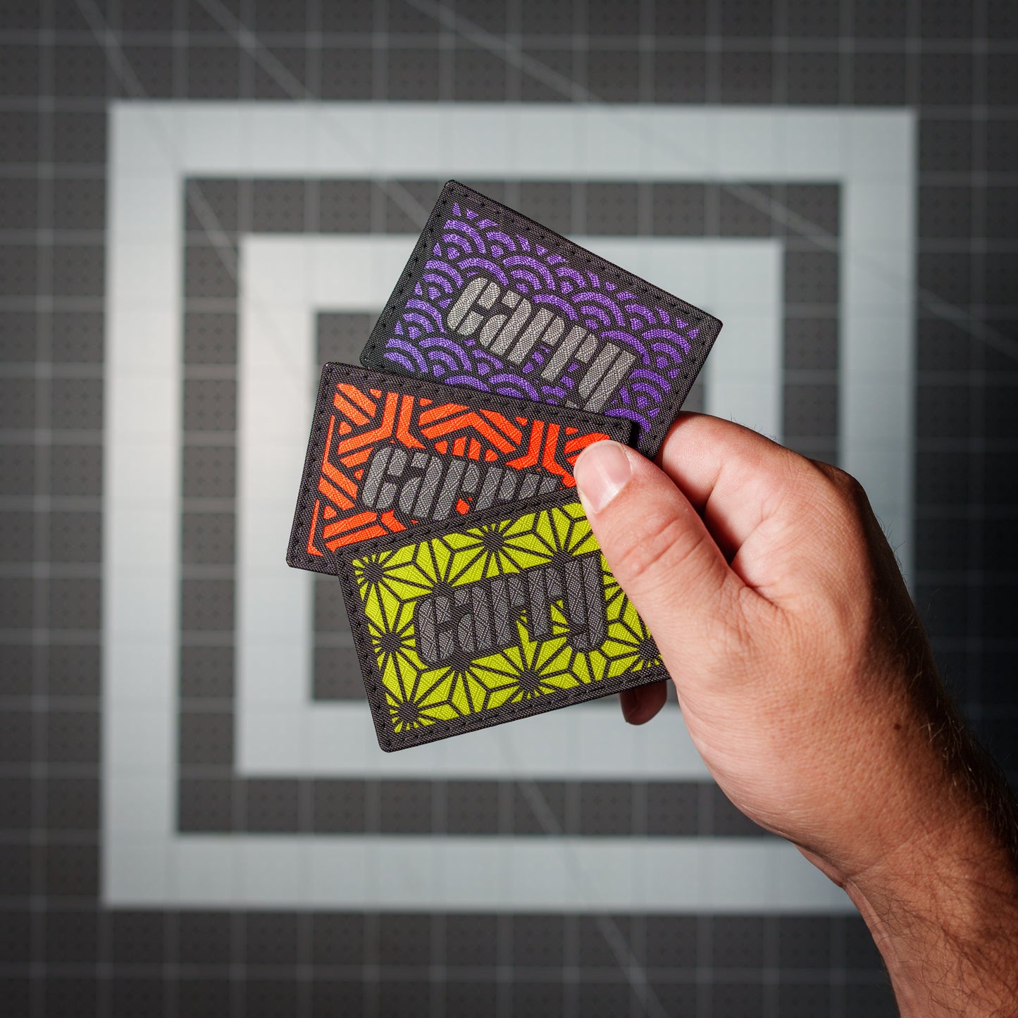 Seigaiha Expressions 2"x3" Patch