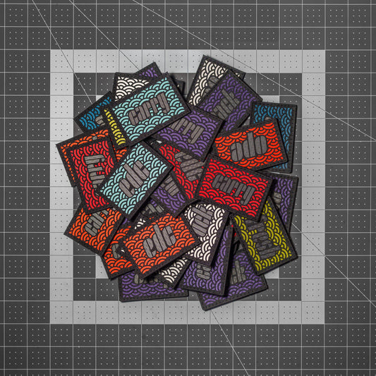 Seigaiha Expressions 2"x3" Patch