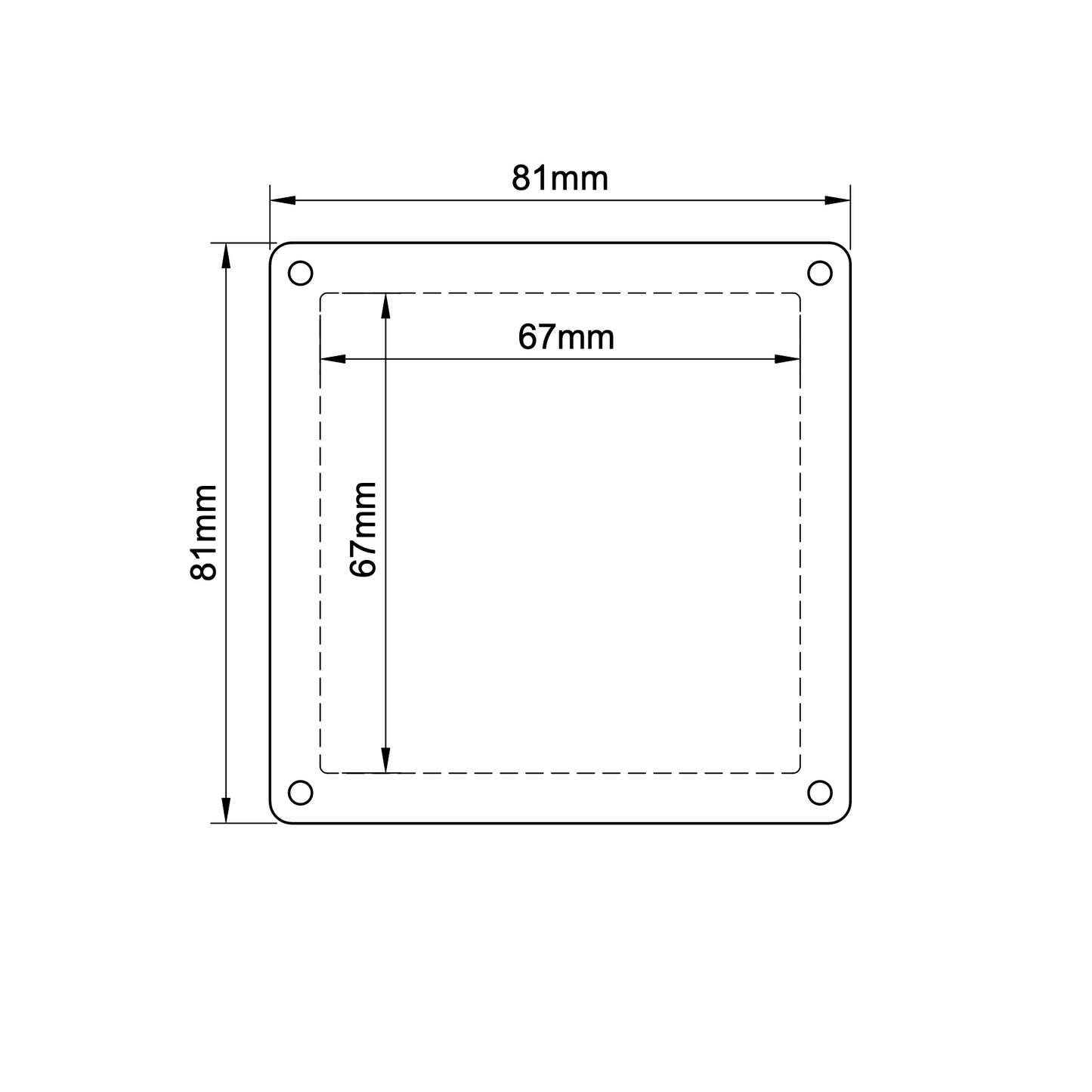 PatchSlabs - Patch Display Case - 2.6"x2.6"