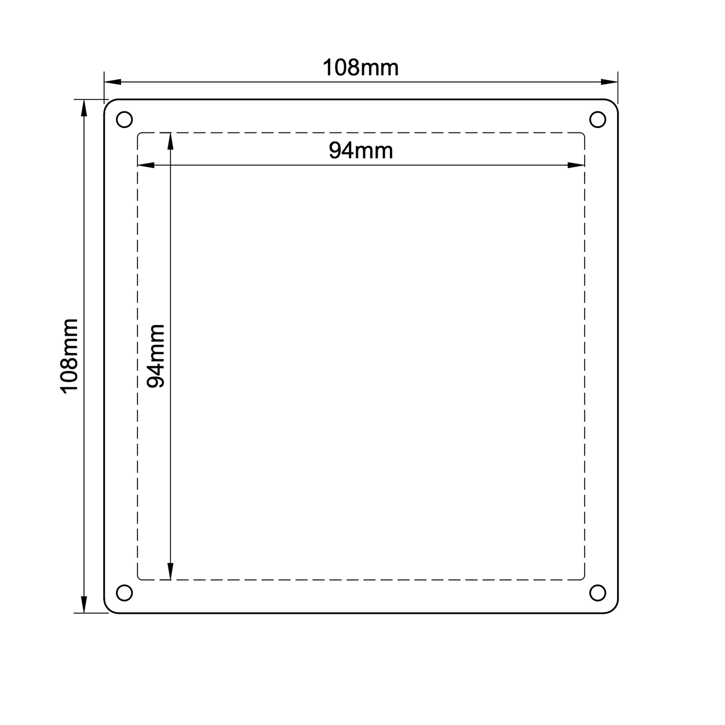 PatchSlabs - Patch Display Case - 3.7"x3.7"