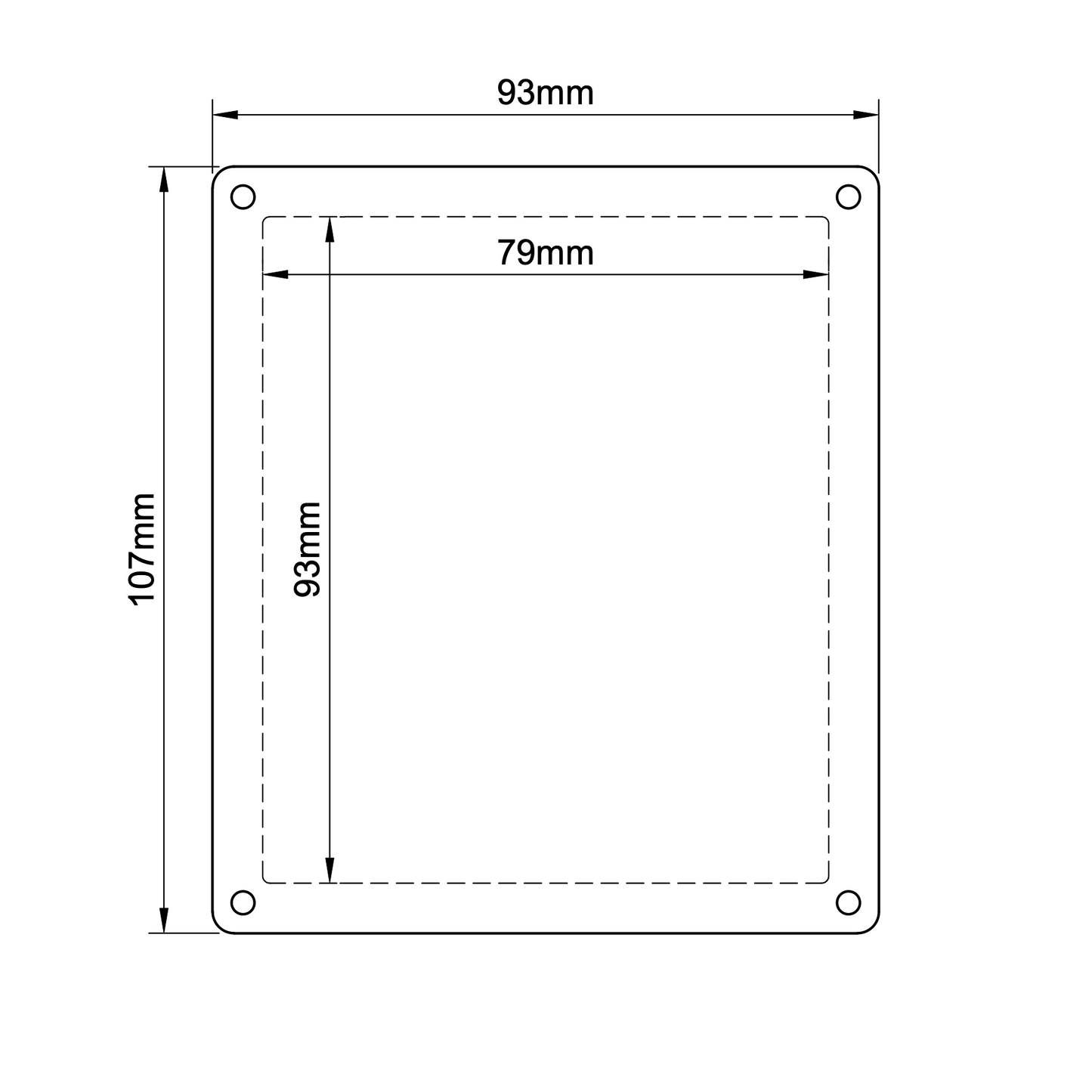PatchSlabs - Patch Display Case - 3.1"x3.6"