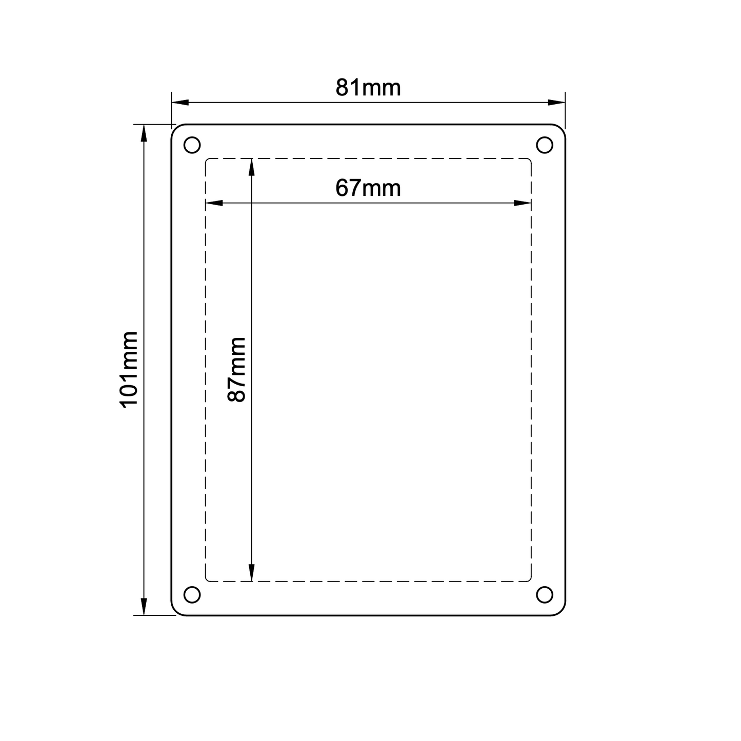 PatchSlabs - Patch Display Case - 2.6"x3.4"