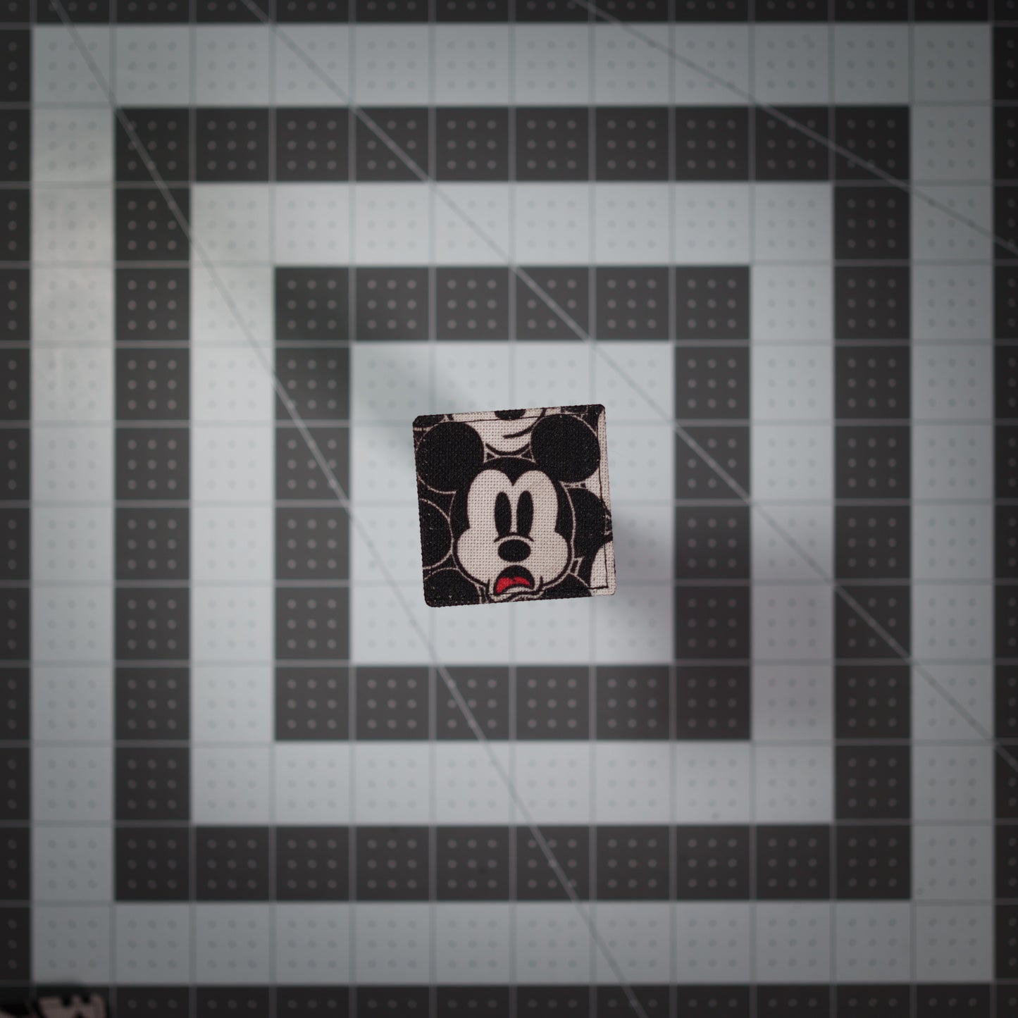 Mouse Face Patches (Salvaged Fabric) 2x2