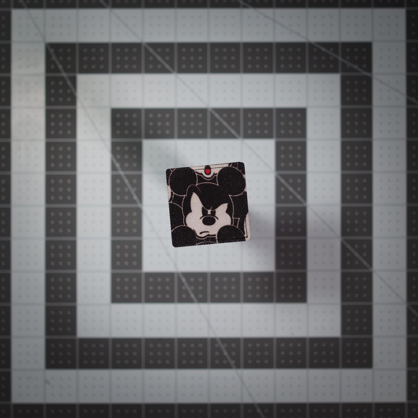 Mouse Face Patches (Salvaged Fabric) 2x2