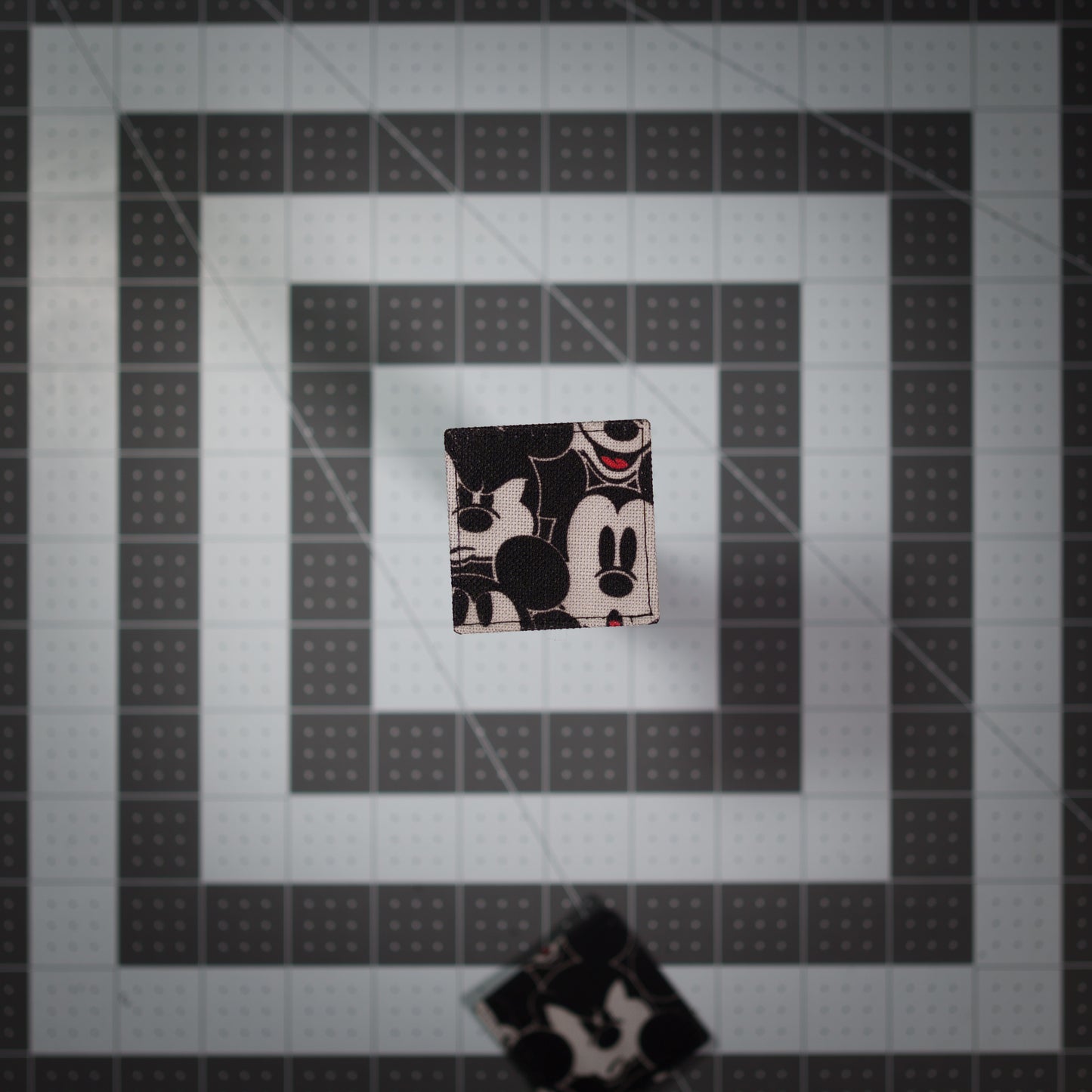 Mouse Face Patches (Salvaged Fabric) 2x2