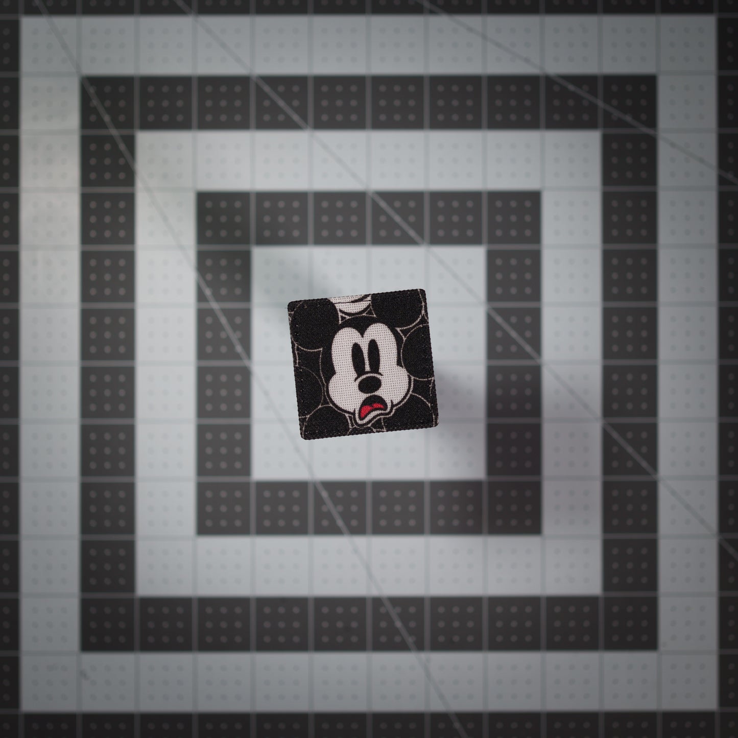 Mouse Face Patches (Salvaged Fabric) 2x2