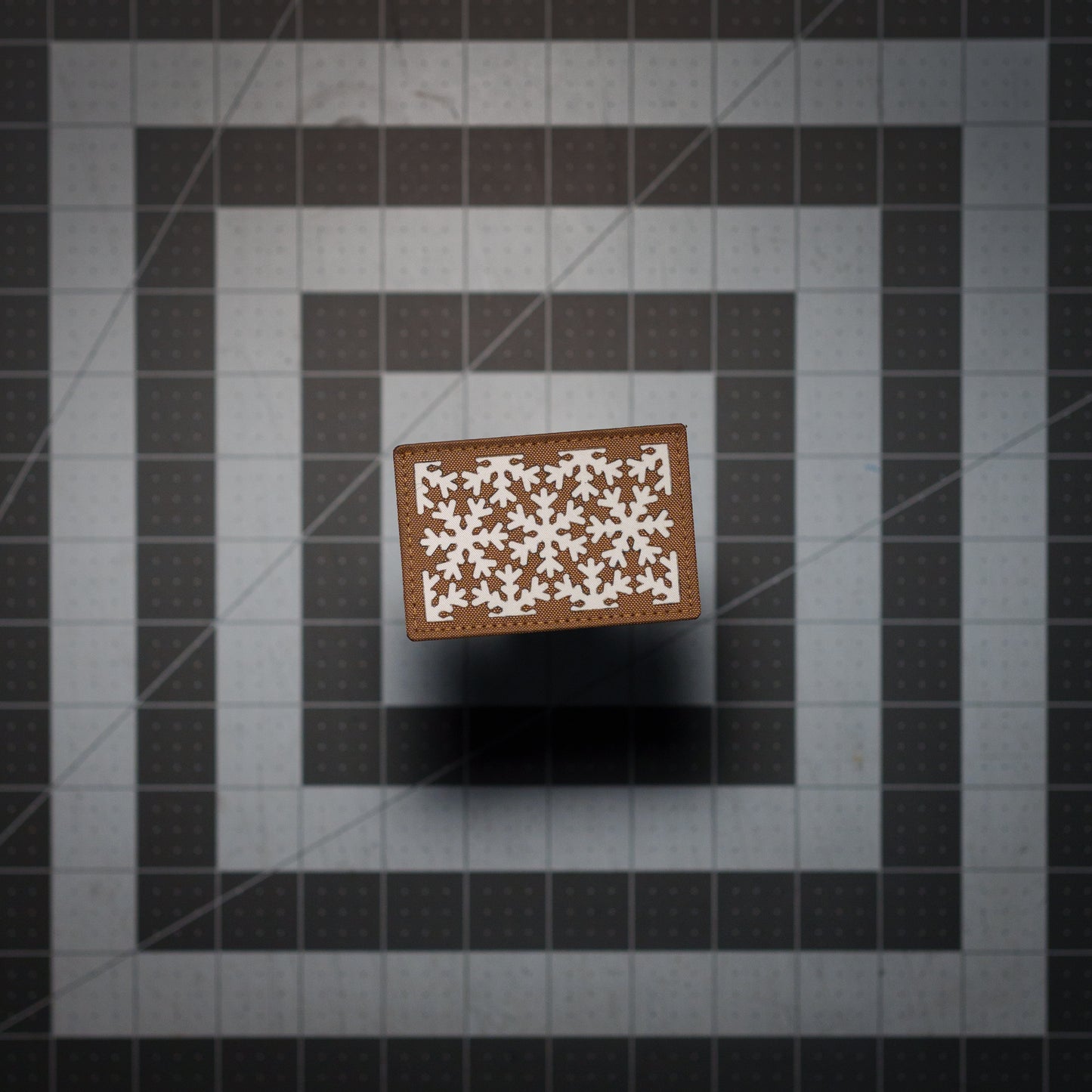 Flakkiko (Snowflake) Holiday Pattern - 2 x 3 Patch