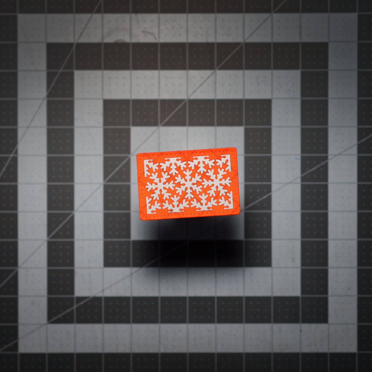Flakkiko (Snowflake) Holiday Pattern - 2 x 3 Patch