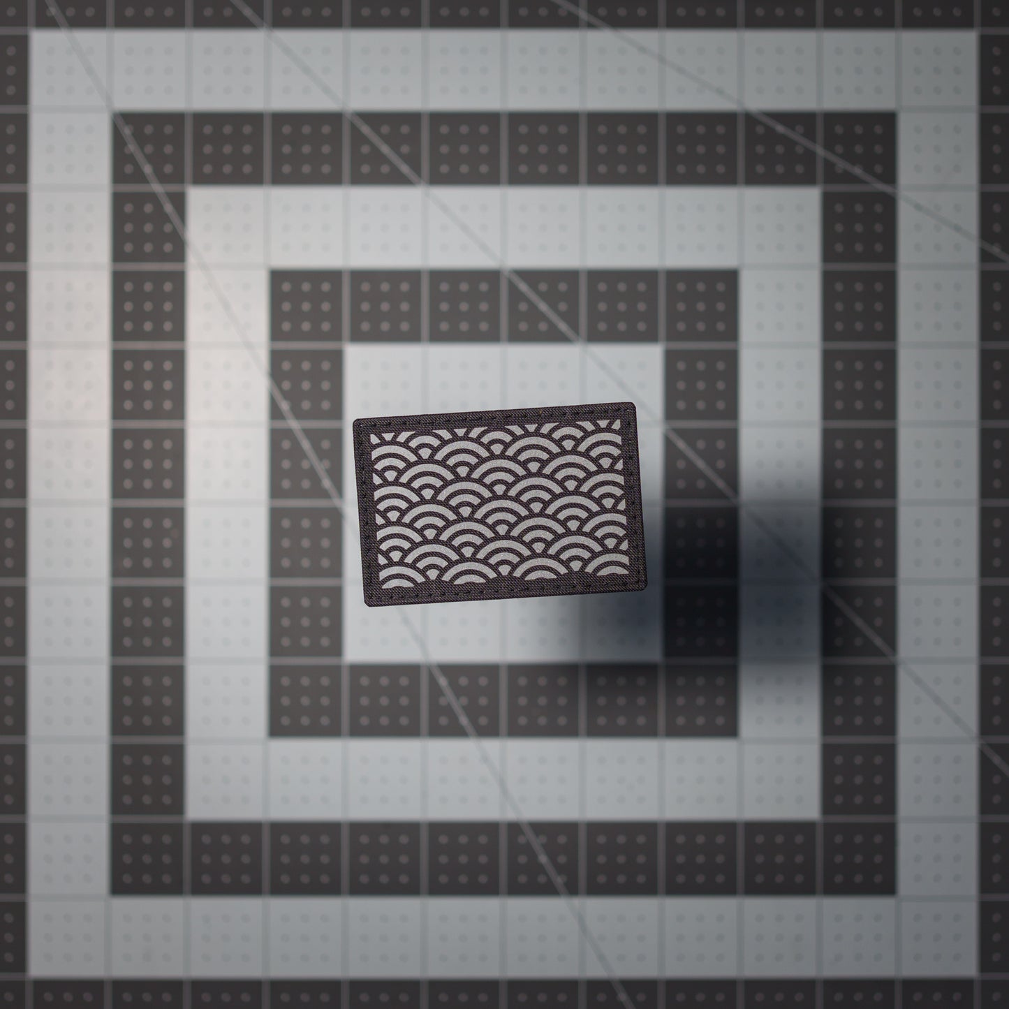 Seigaiha (Wave) Pattern Patch