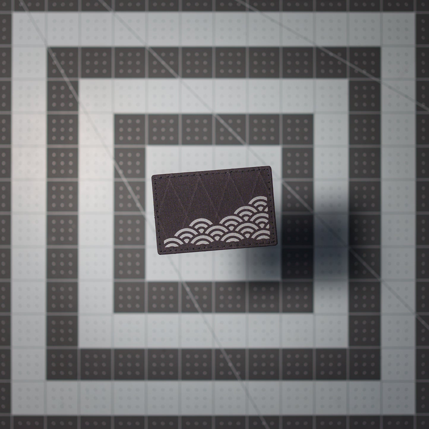 Partial Seigaiha (Wave) Pattern Patch