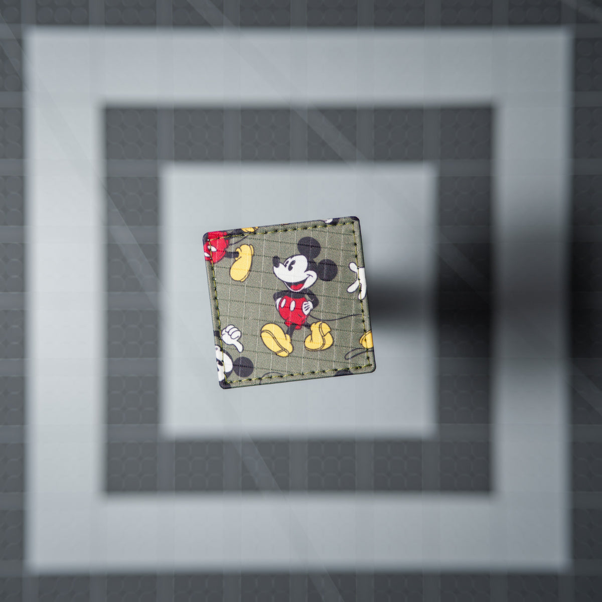 Mouse Pose Patches (Salvaged Fabric) Olive Ripstop
