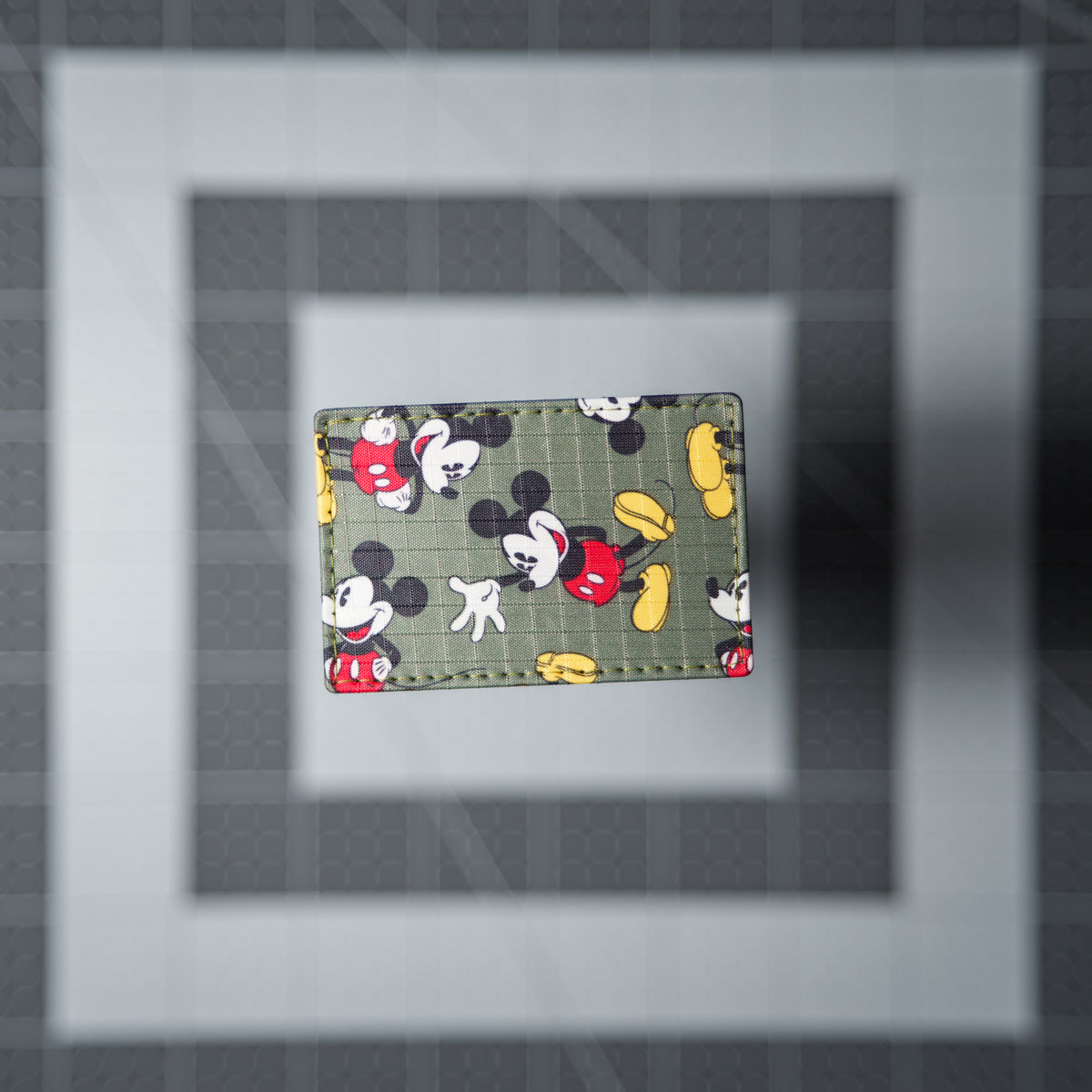 Mouse Pose Patches (Salvaged Fabric) Olive Ripstop