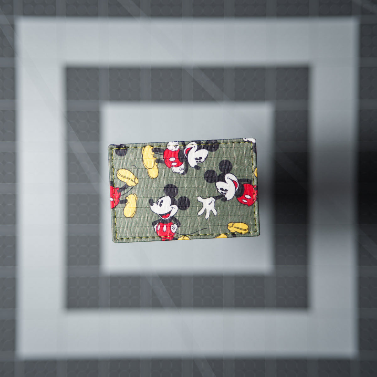 Mouse Pose Patches (Salvaged Fabric) Olive Ripstop