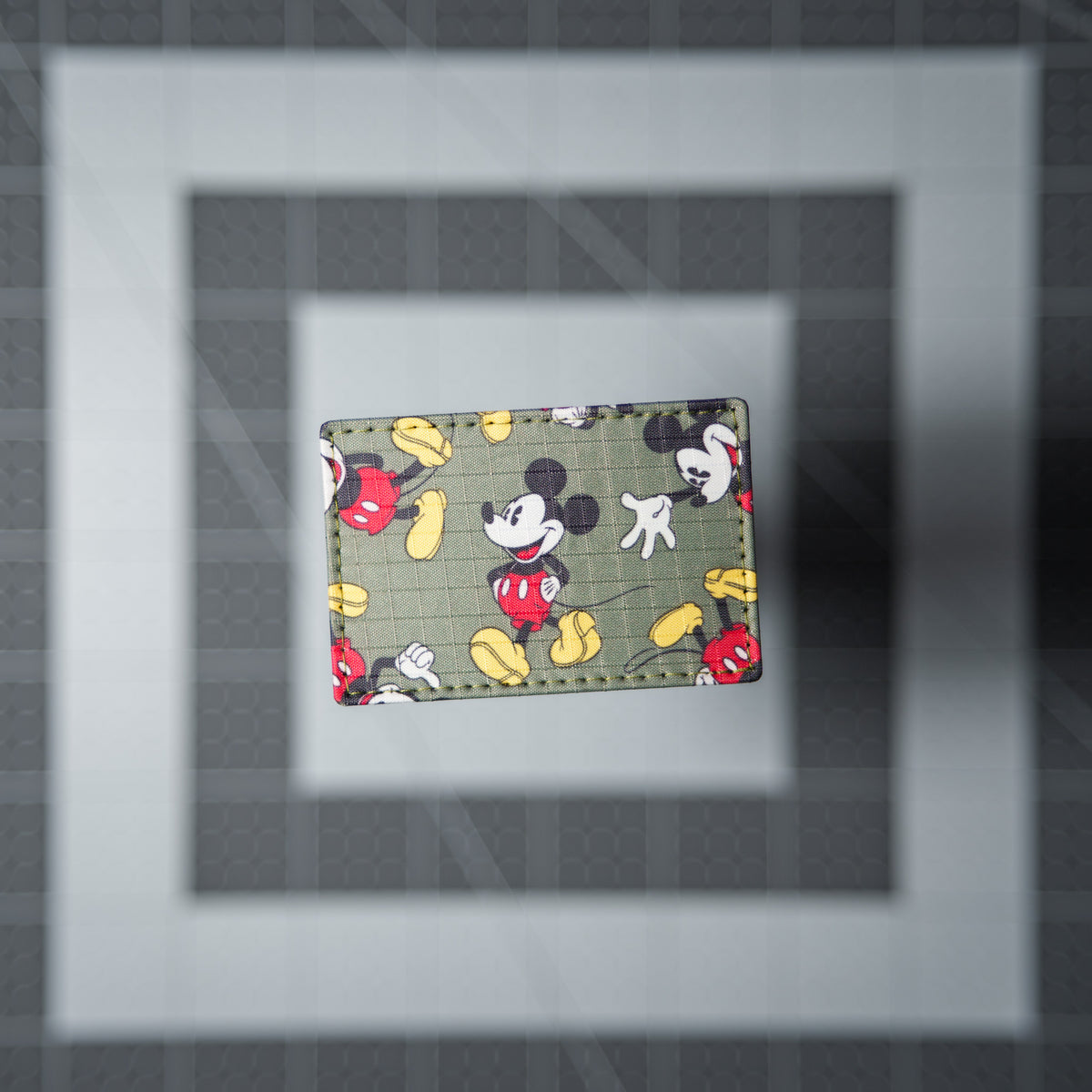 Mouse Pose Patches (Salvaged Fabric) Olive Ripstop