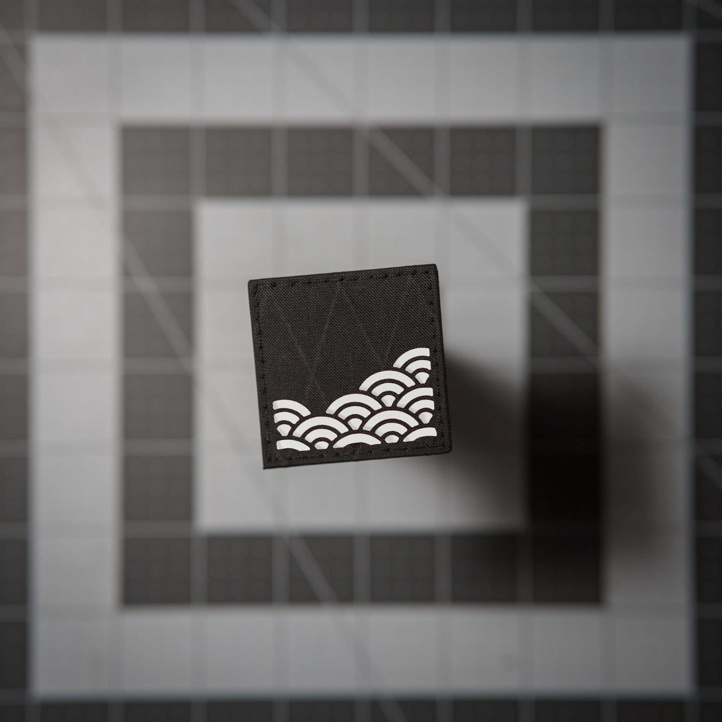 Partial Seigaiha (Wave) Pattern Patch