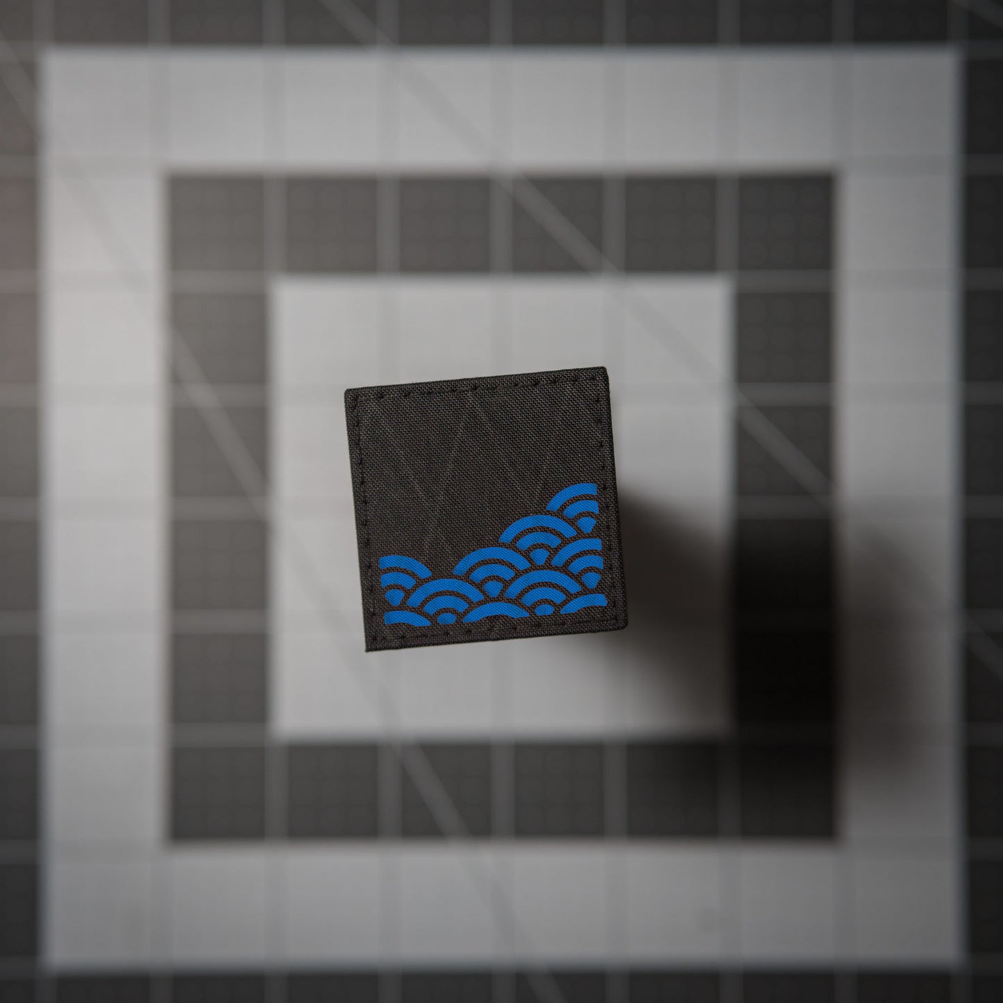 Partial Seigaiha (Wave) Pattern Patch
