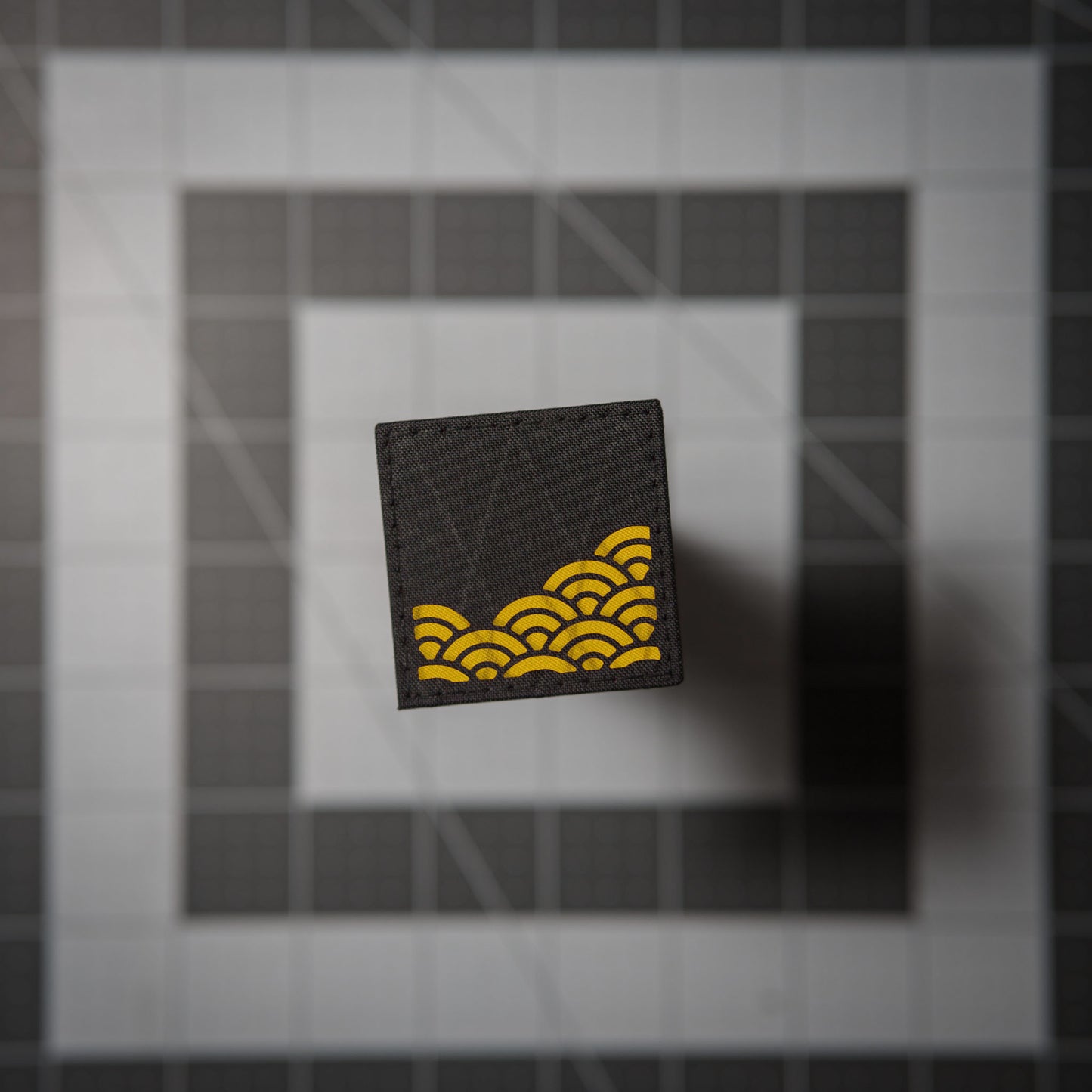 Partial Seigaiha (Wave) Pattern Patch