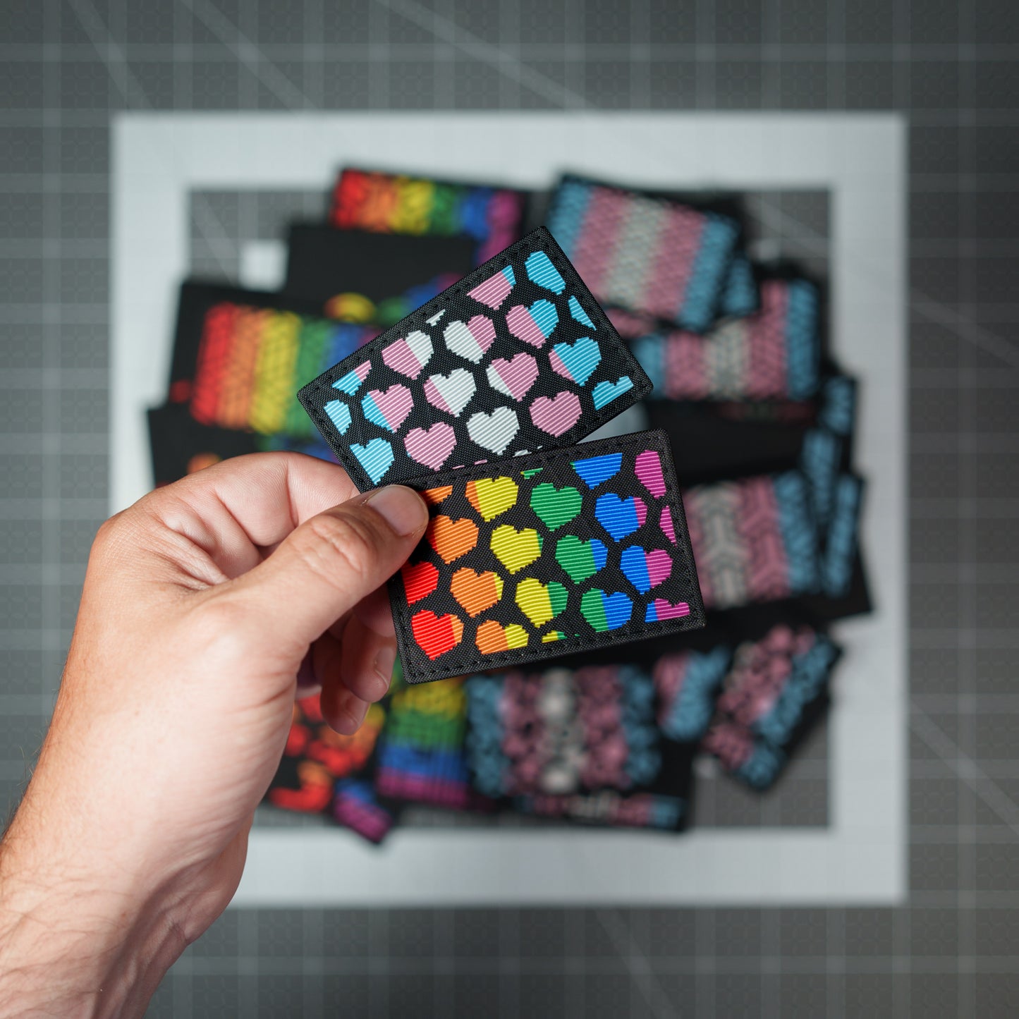 Rainbow/Pride Pattern Patches - 2"x3"