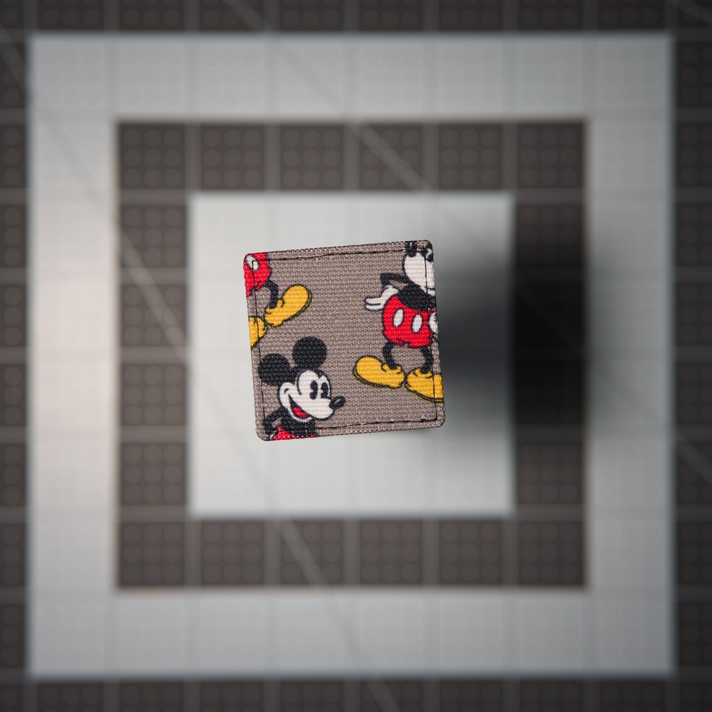Mouse Pose Patches (Salvaged Fabric)