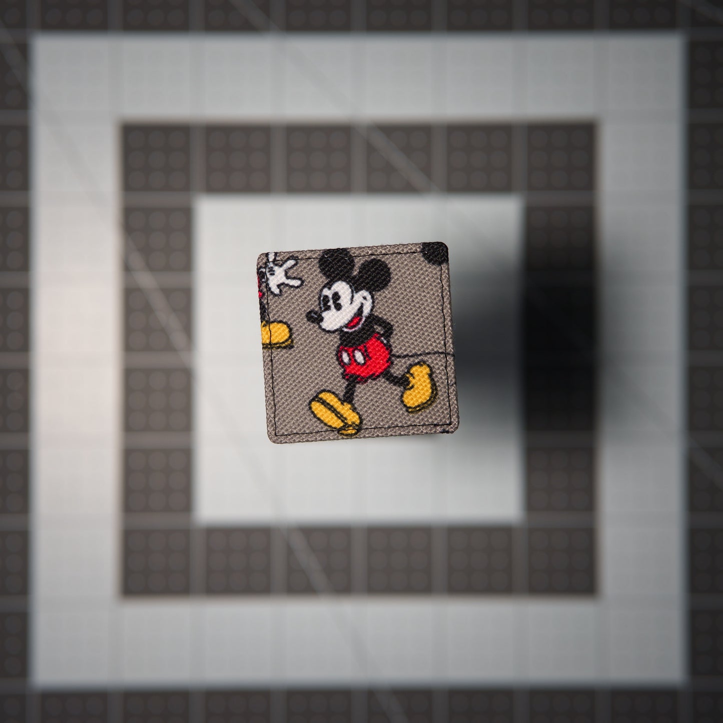 Mouse Pose Patches (Salvaged Fabric)