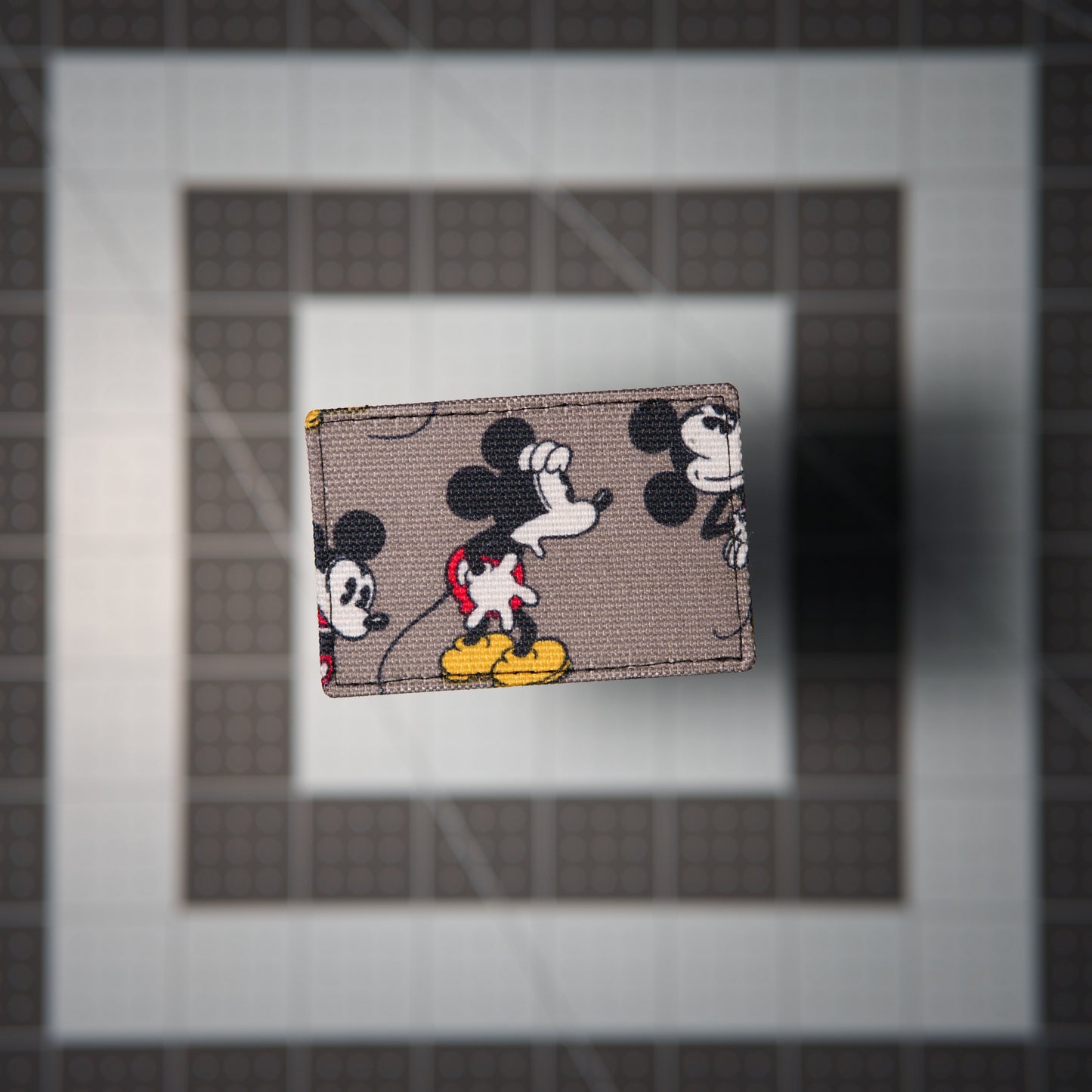 Mouse Pose Patches (Salvaged Fabric)