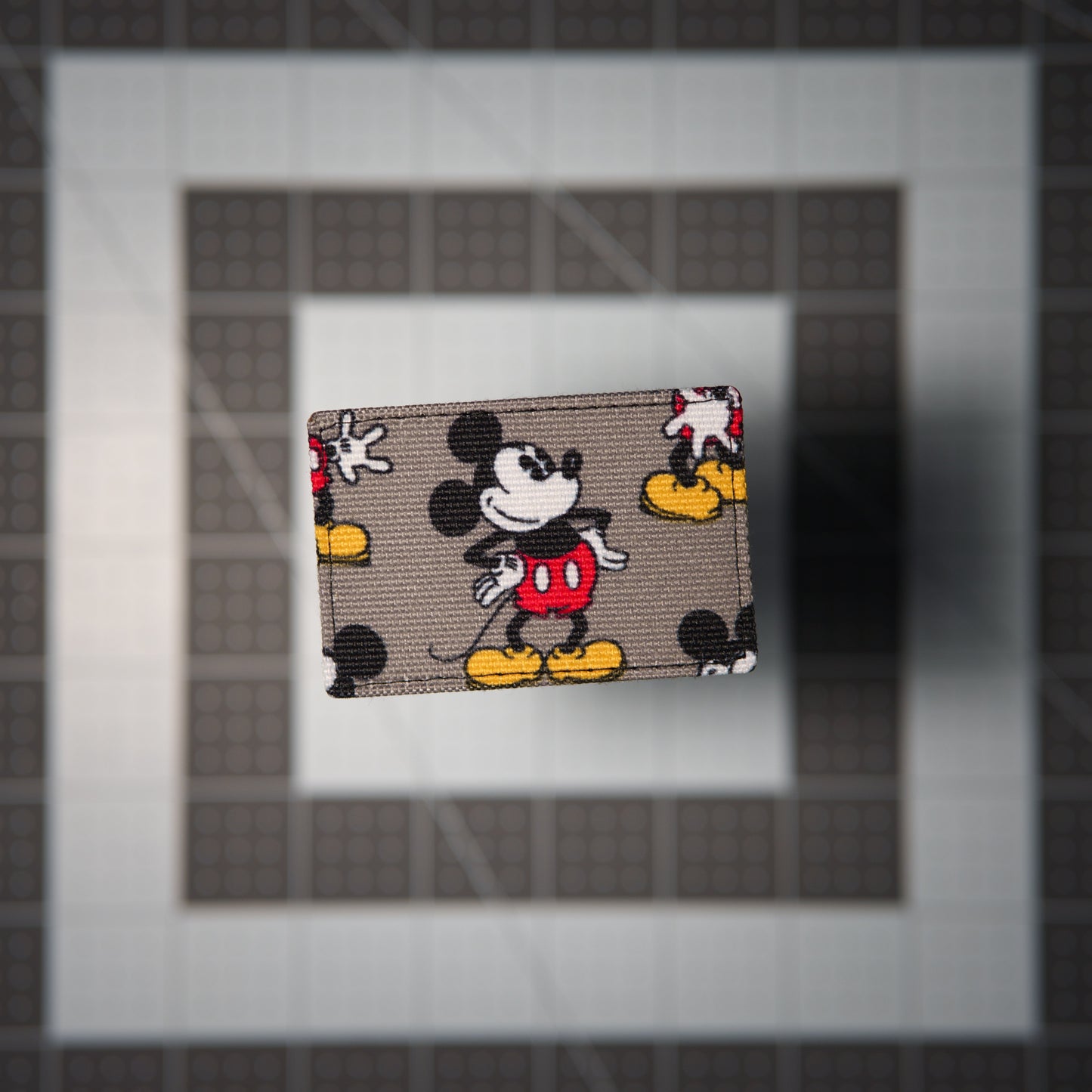 Mouse Pose Patches (Salvaged Fabric)