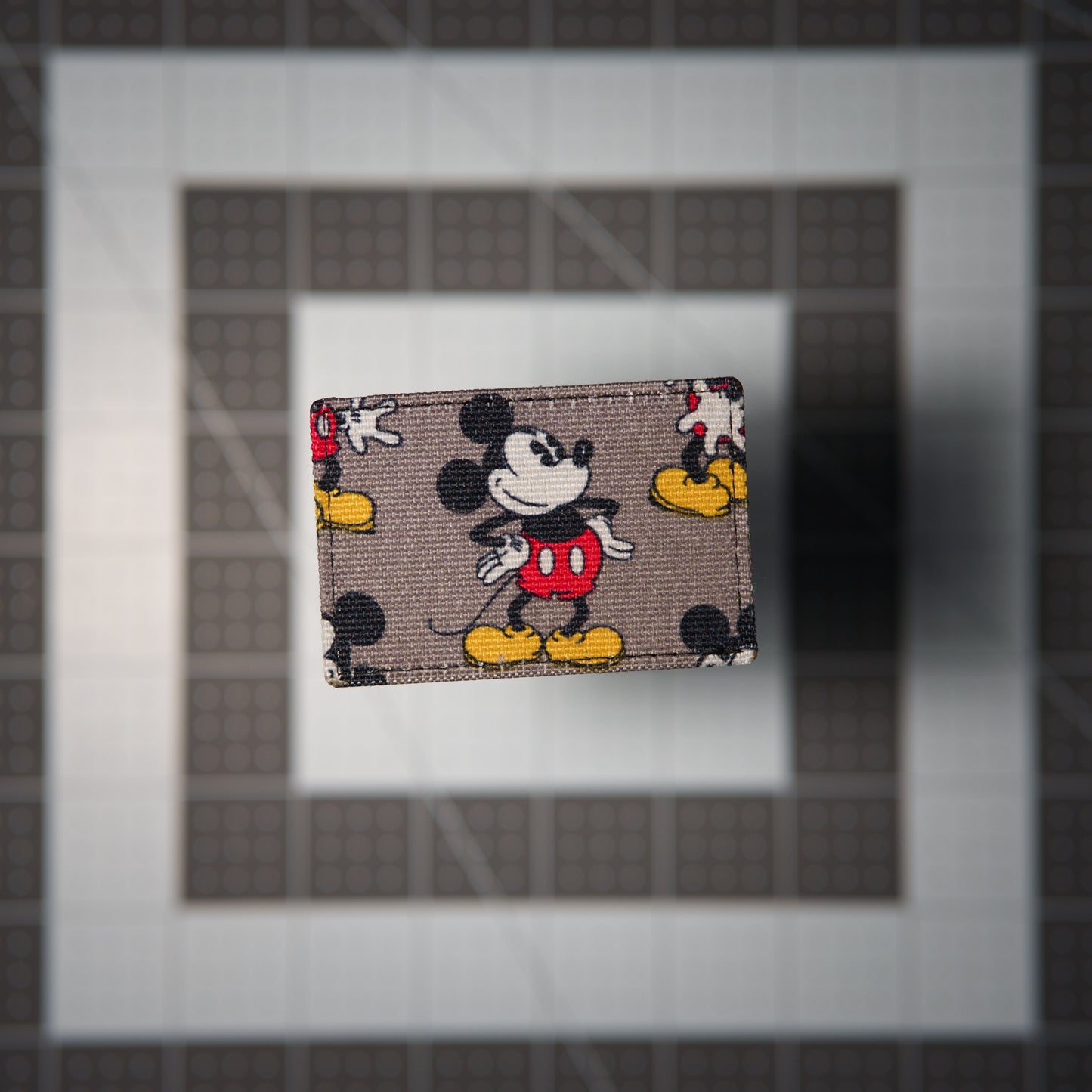 Mouse Pose Patches (Salvaged Fabric)