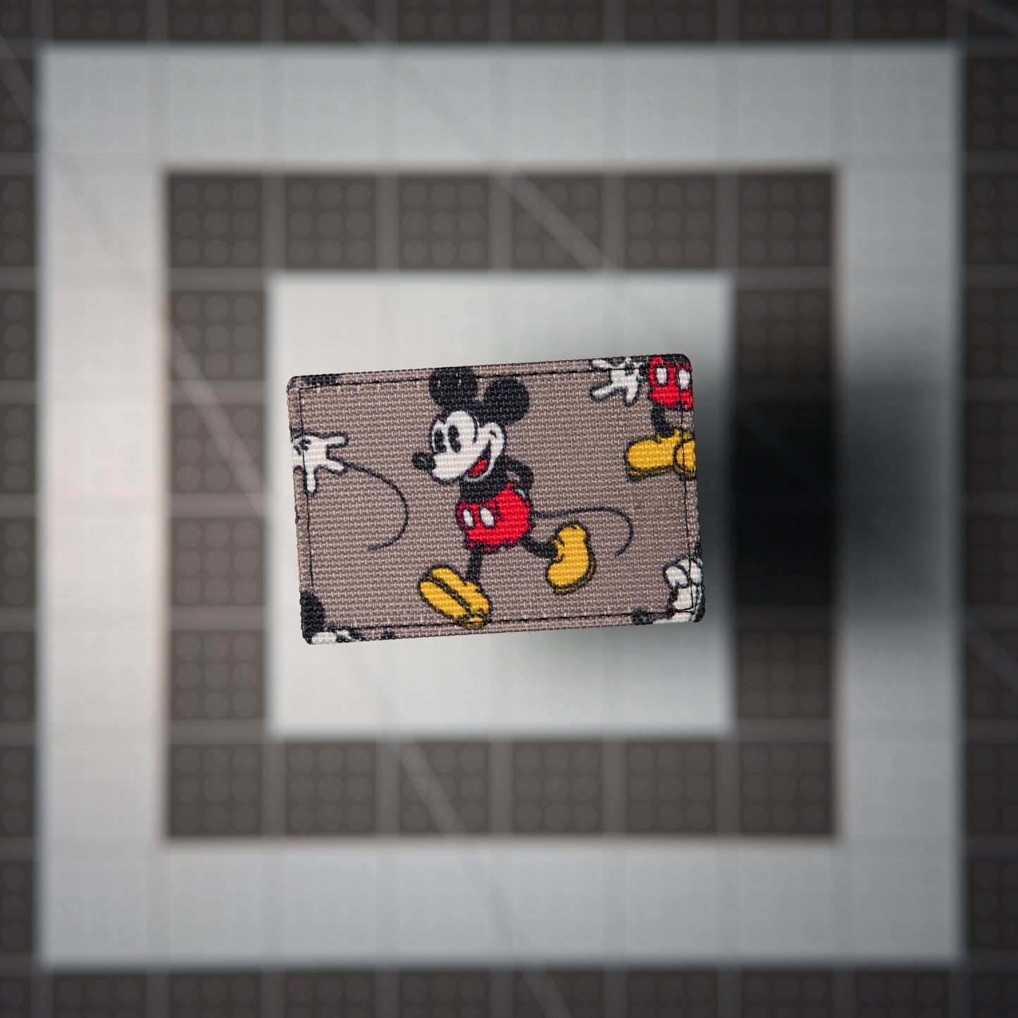 Mouse Pose Patches (Salvaged Fabric)