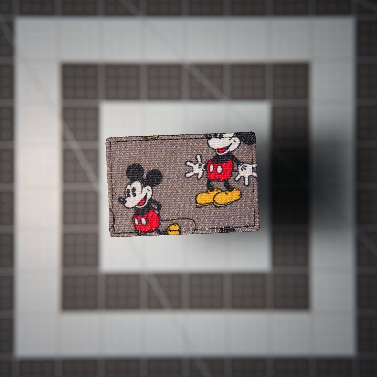 Mouse Pose Patches (Salvaged Fabric)