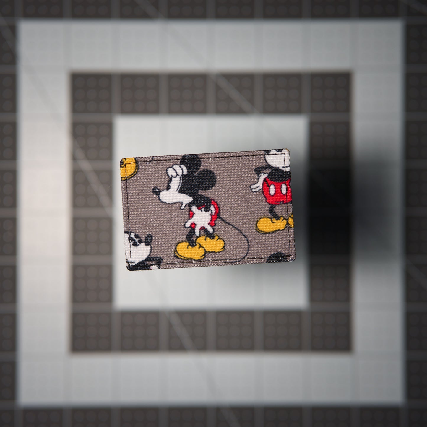 Mouse Pose Patches (Salvaged Fabric)