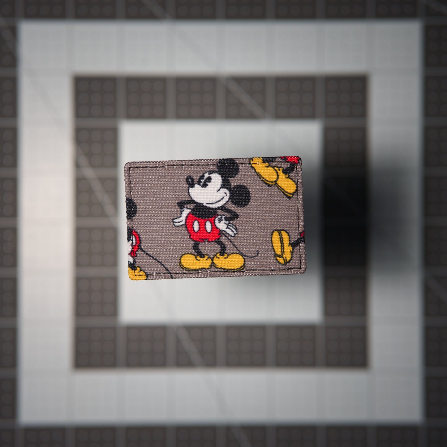 Mouse Pose Patches (Salvaged Fabric)