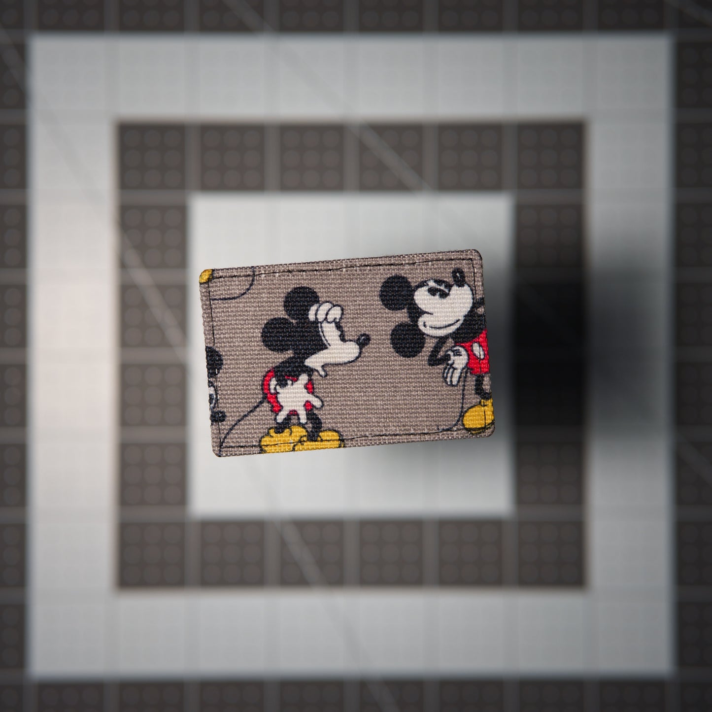 Mouse Pose Patches (Salvaged Fabric)