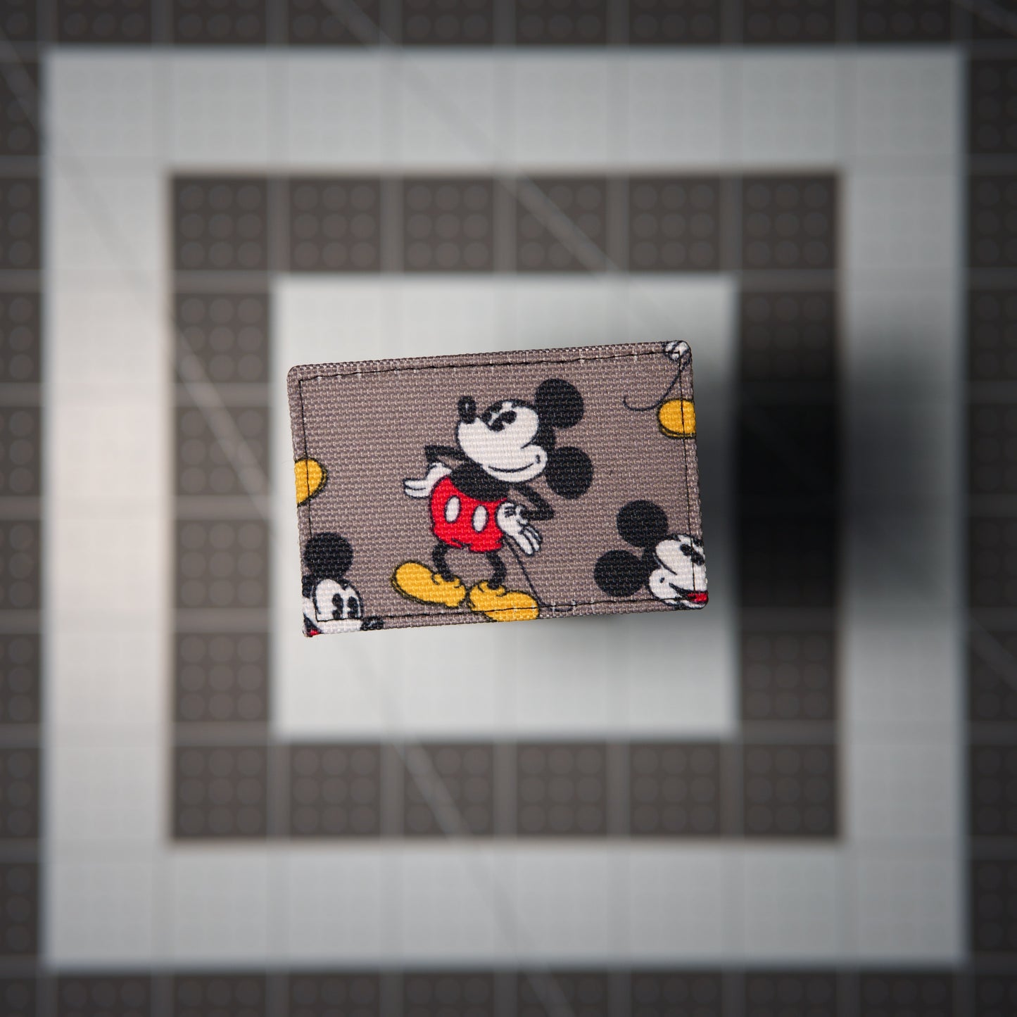 Mouse Pose Patches (Salvaged Fabric)