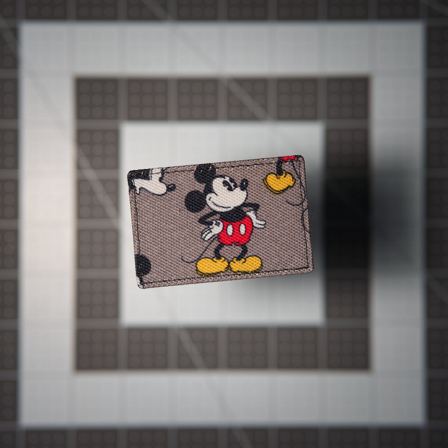 Mouse Pose Patches (Salvaged Fabric)