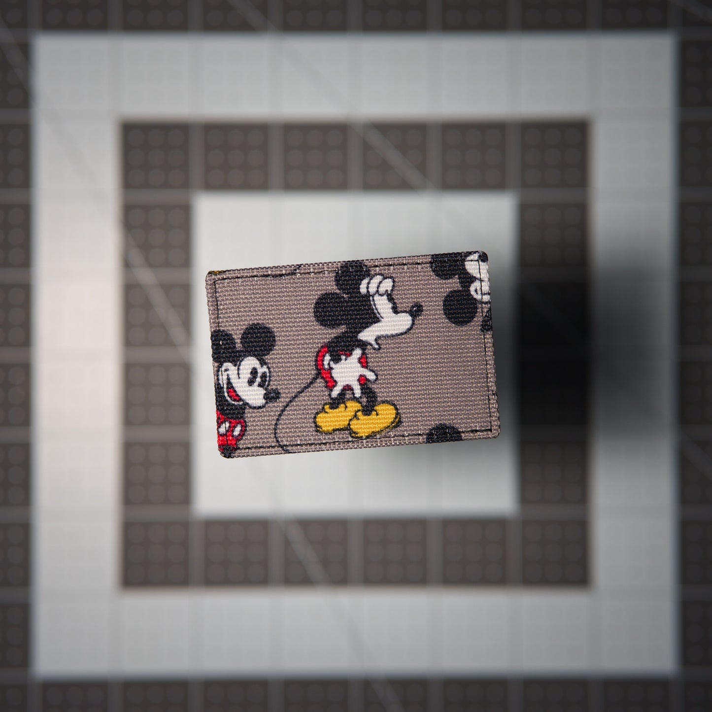 Mouse Pose Patches (Salvaged Fabric)