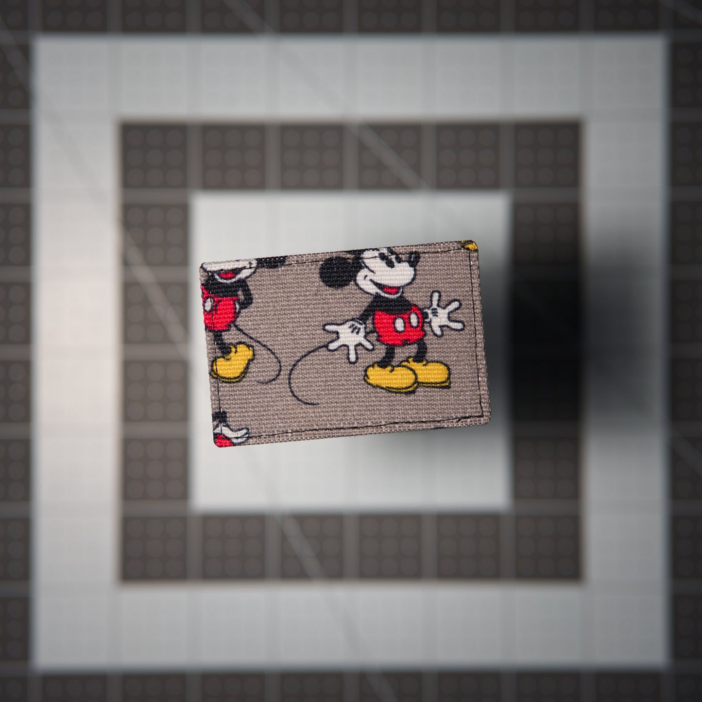 Mouse Pose Patches (Salvaged Fabric)