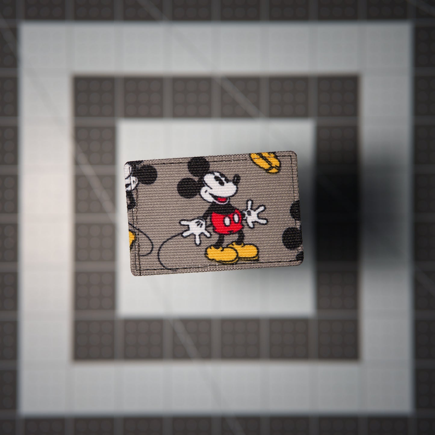 Mouse Pose Patches (Salvaged Fabric)