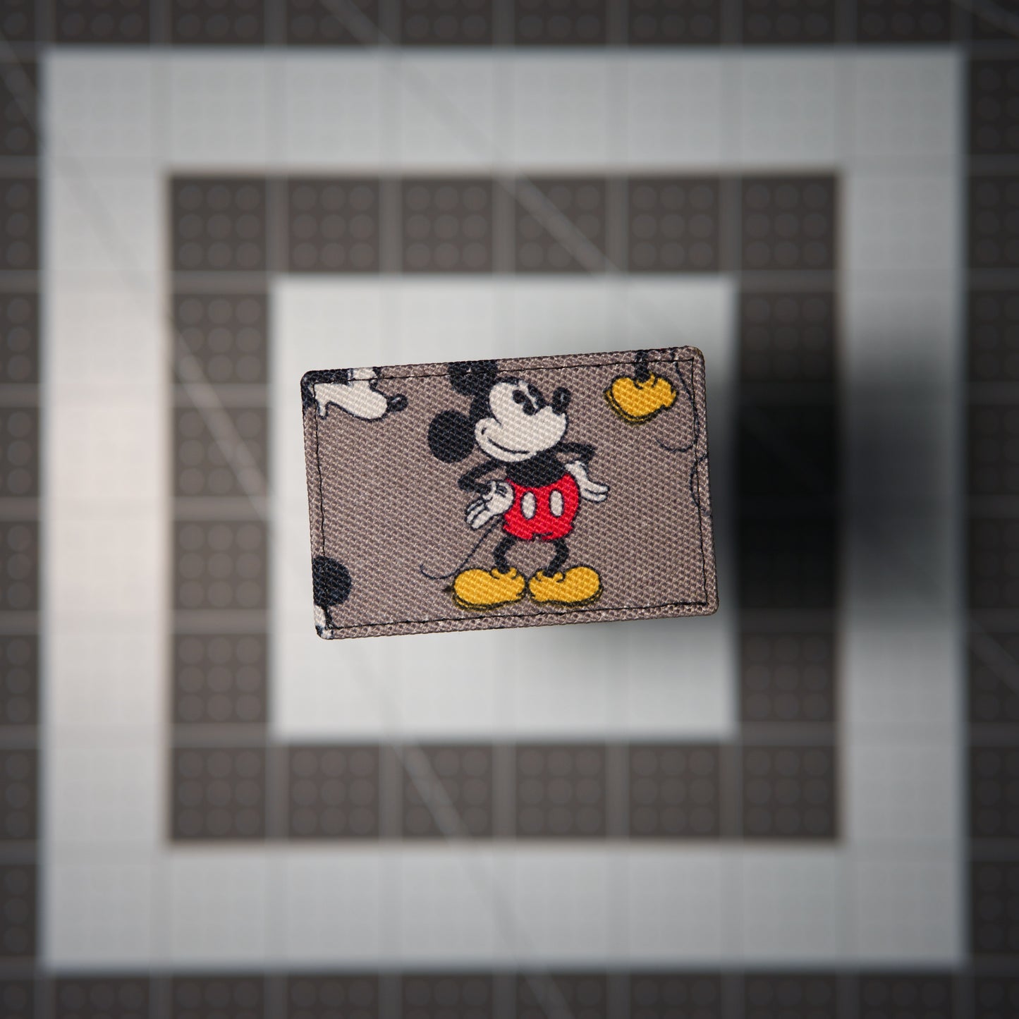 Mouse Pose Patches (Salvaged Fabric)