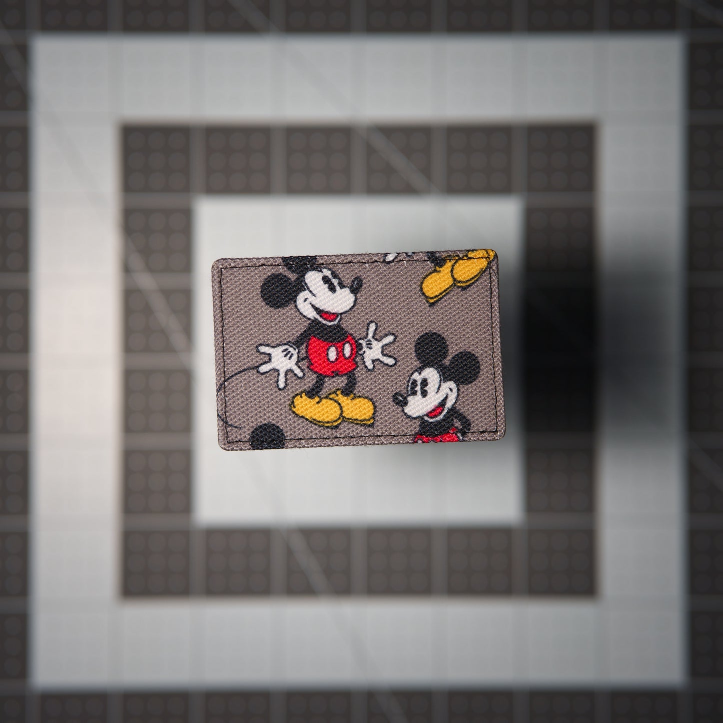 Mouse Pose Patches (Salvaged Fabric)