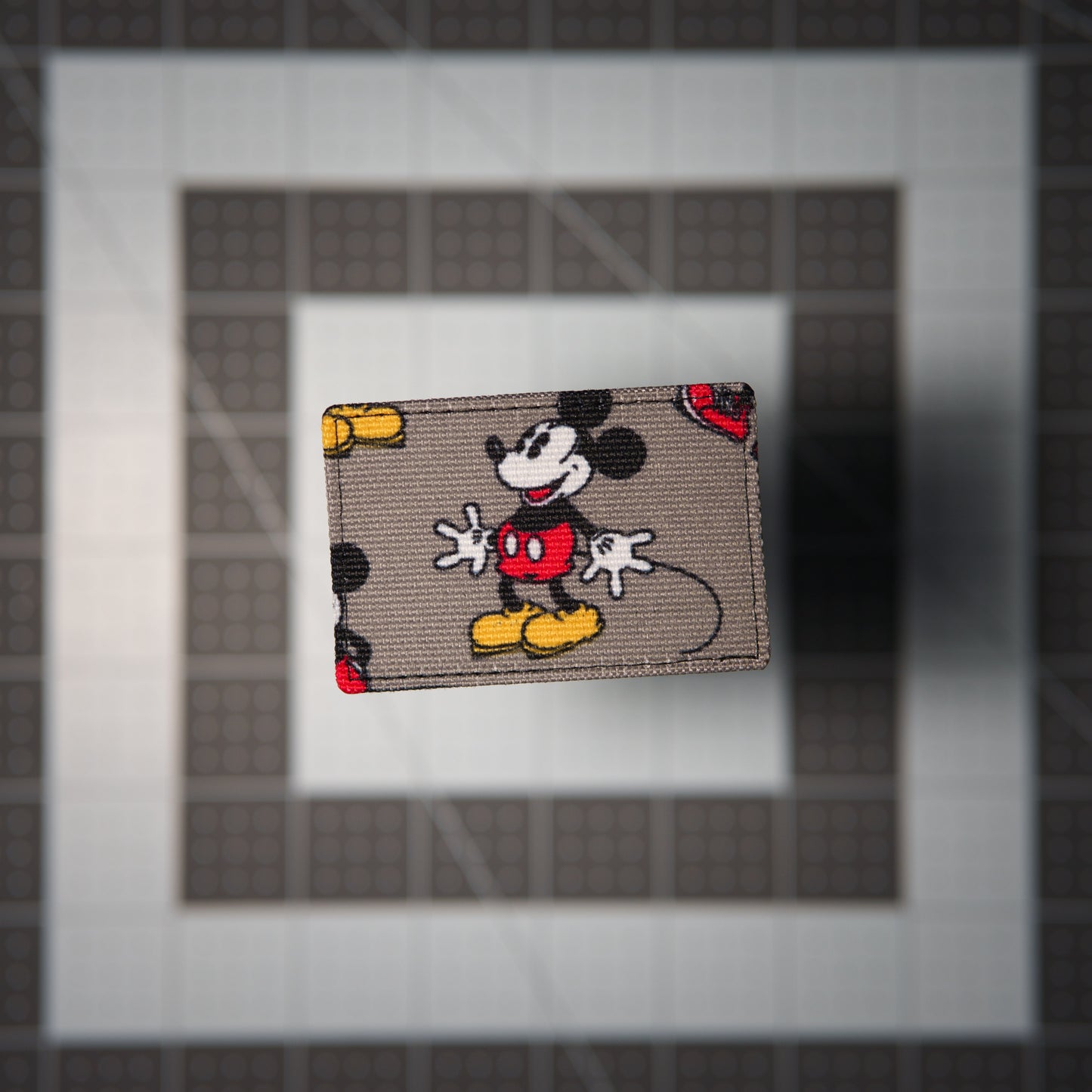 Mouse Pose Patches (Salvaged Fabric)