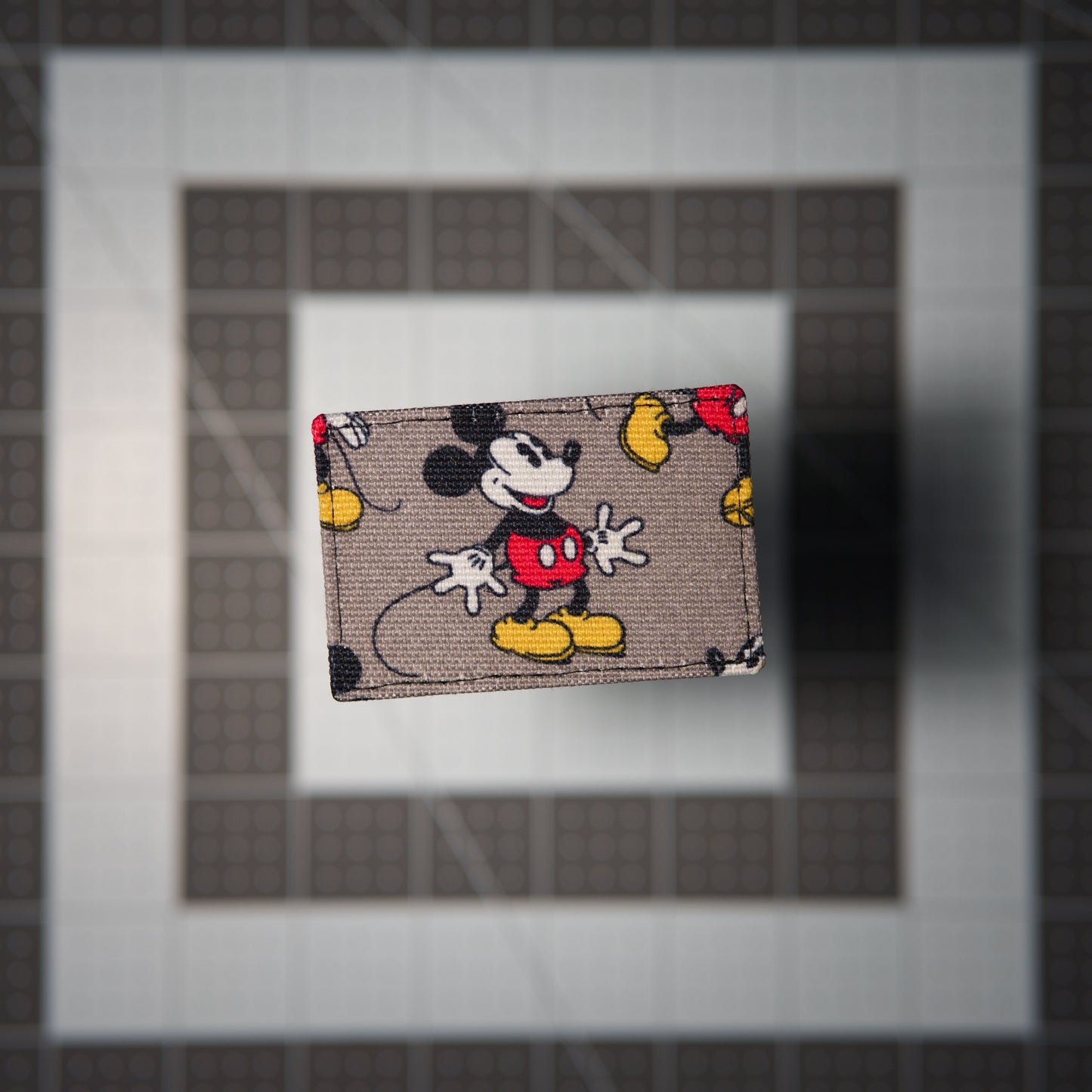 Mouse Pose Patches (Salvaged Fabric)
