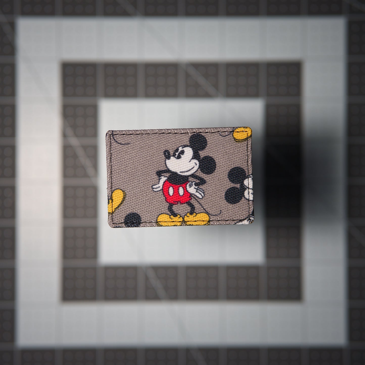 Mouse Pose Patches (Salvaged Fabric)