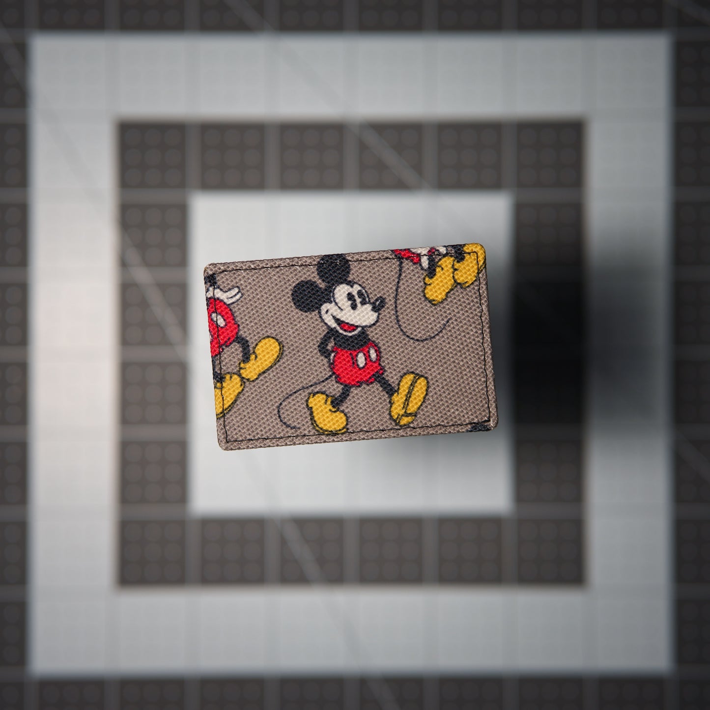 Mouse Pose Patches (Salvaged Fabric)