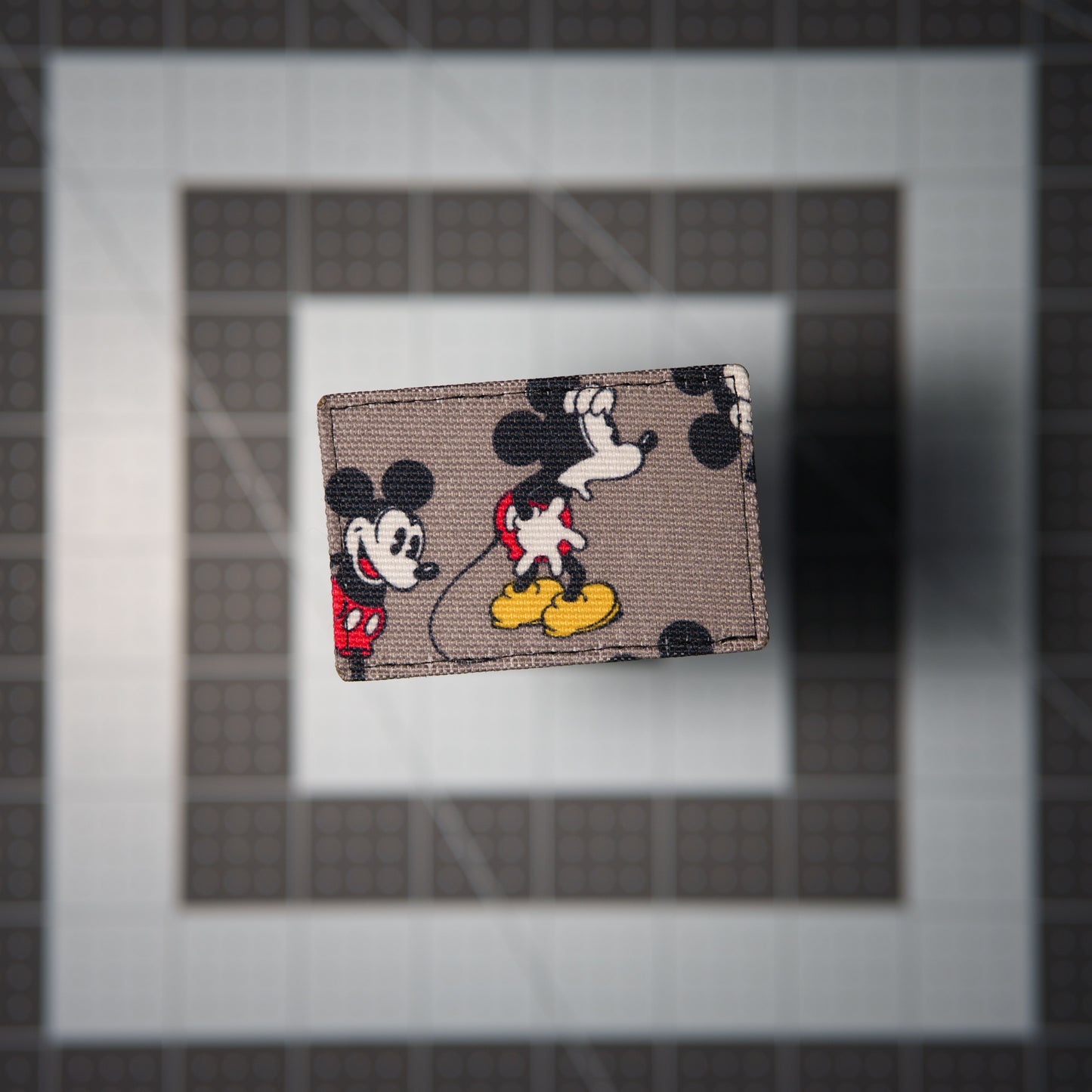 Mouse Pose Patches (Salvaged Fabric)